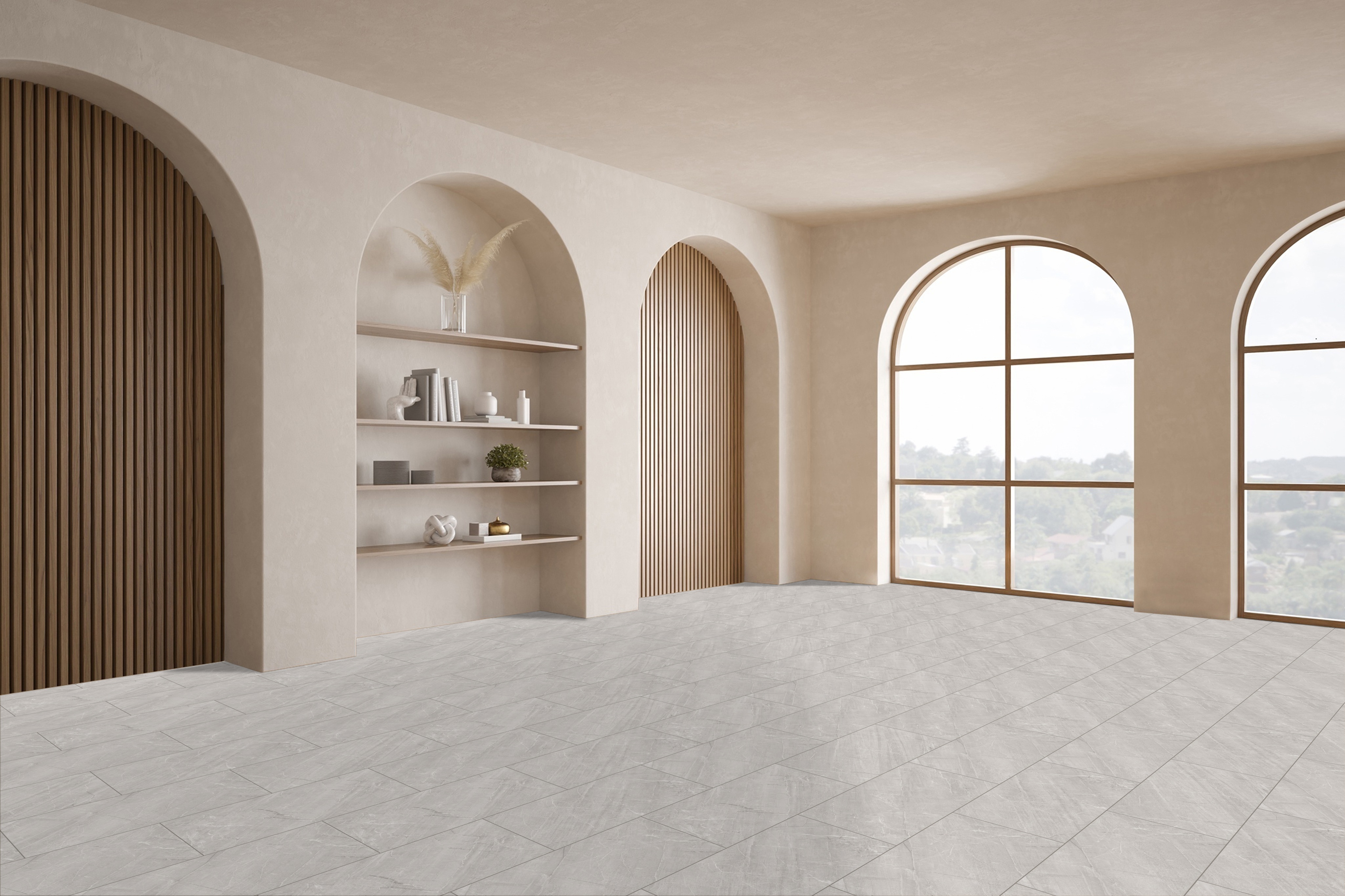 Klick Vinyl Marmor Grau – Wasserfester Vinylboden in Fliesenoptik