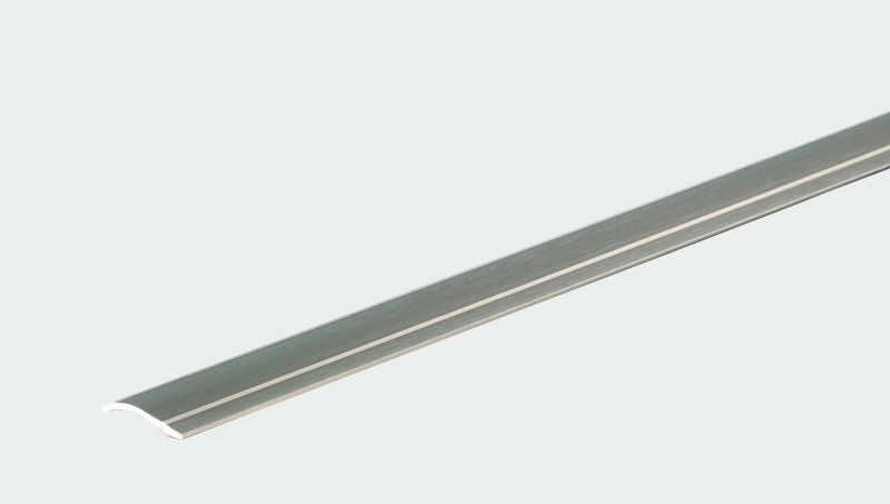 Ausgleichsschiene 38mm selbstklebend Silber Edelstahl Sand