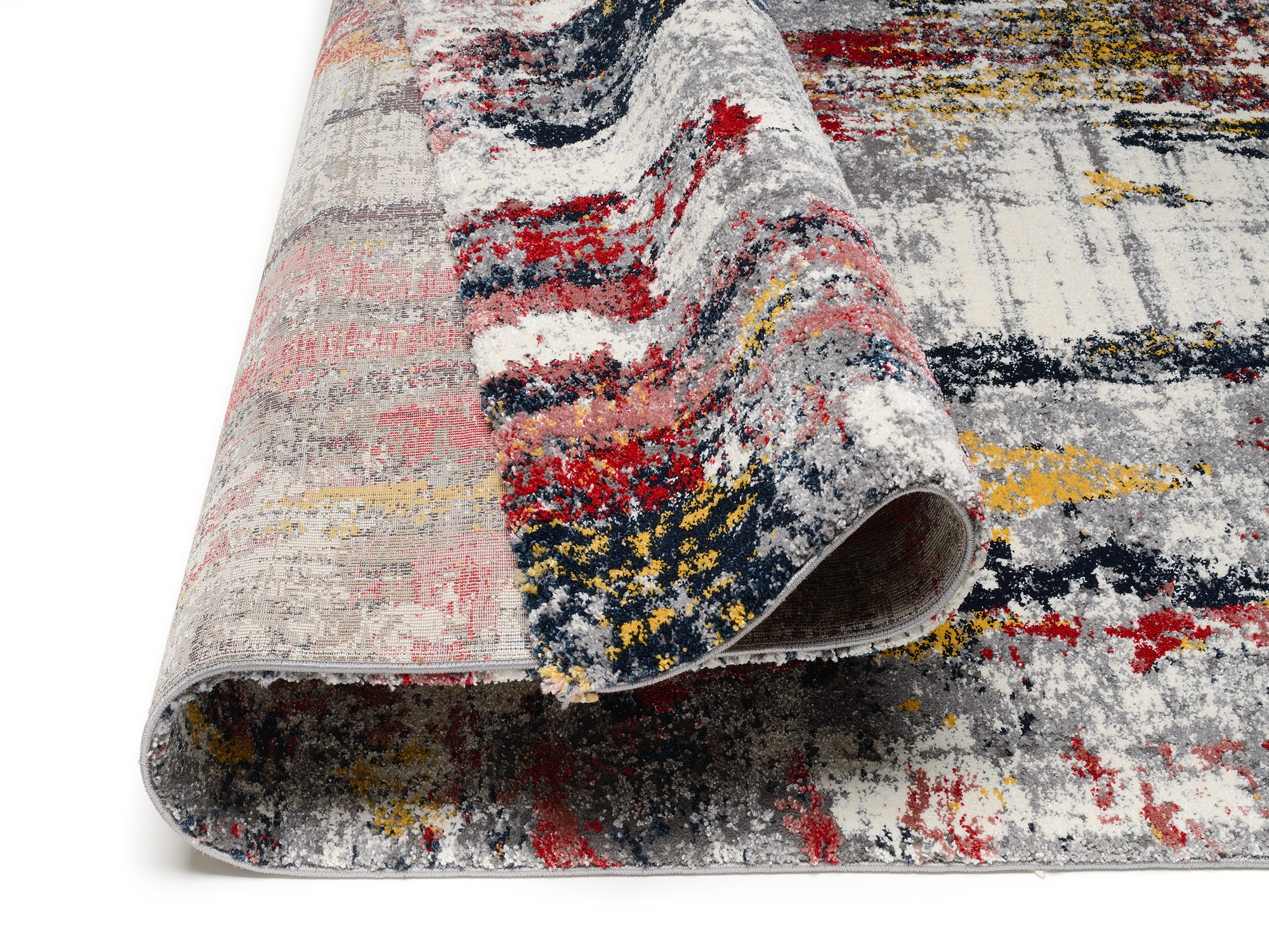 High and Low Five Designer Teppich multicolor