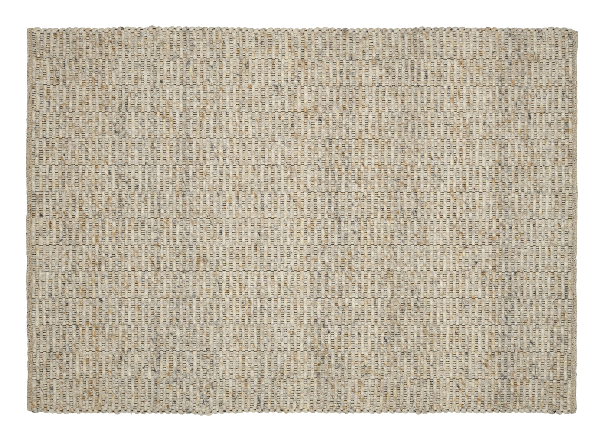 Atrium Handweb Wollteppich cappuccino
