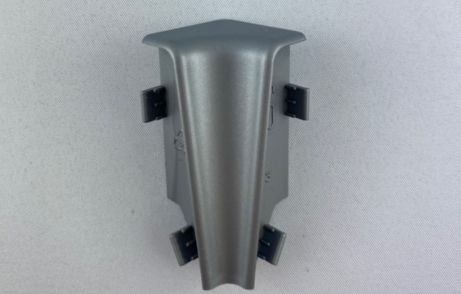 Innenecke Außenecke Endkappe silber 58mm