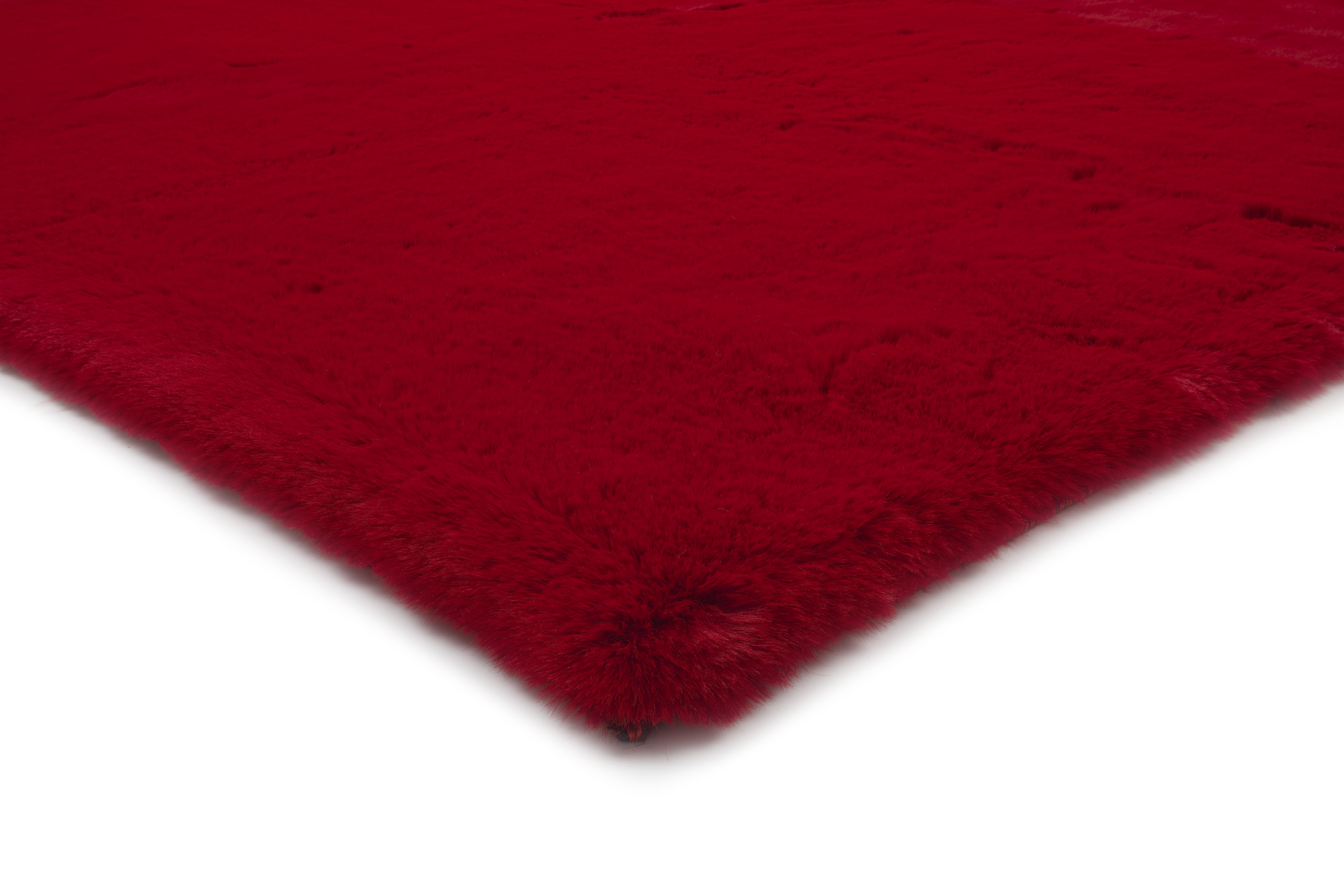 Rocky Soft Fellteppich rot