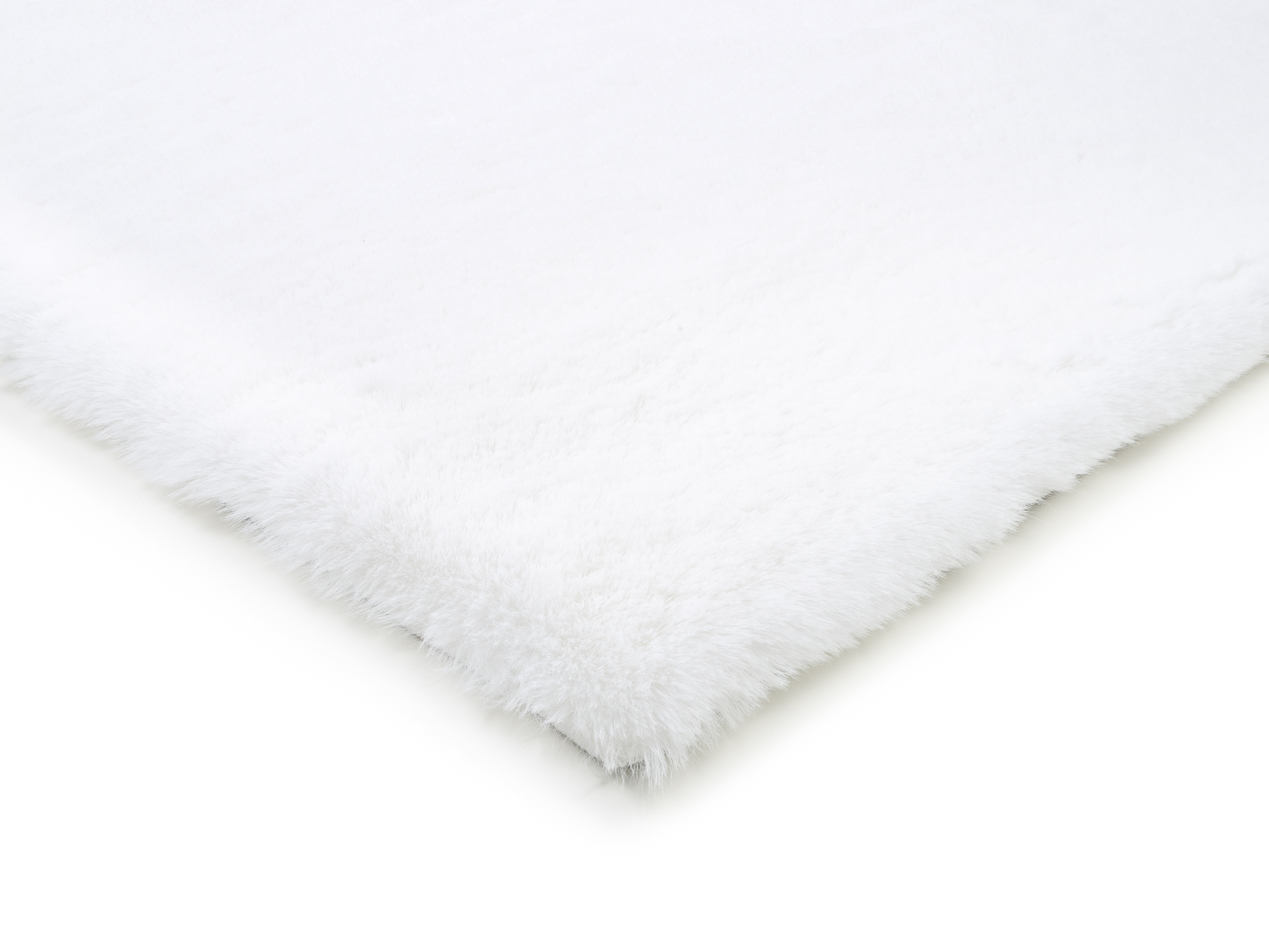 Rocky Soft Fellteppich creme-weiß