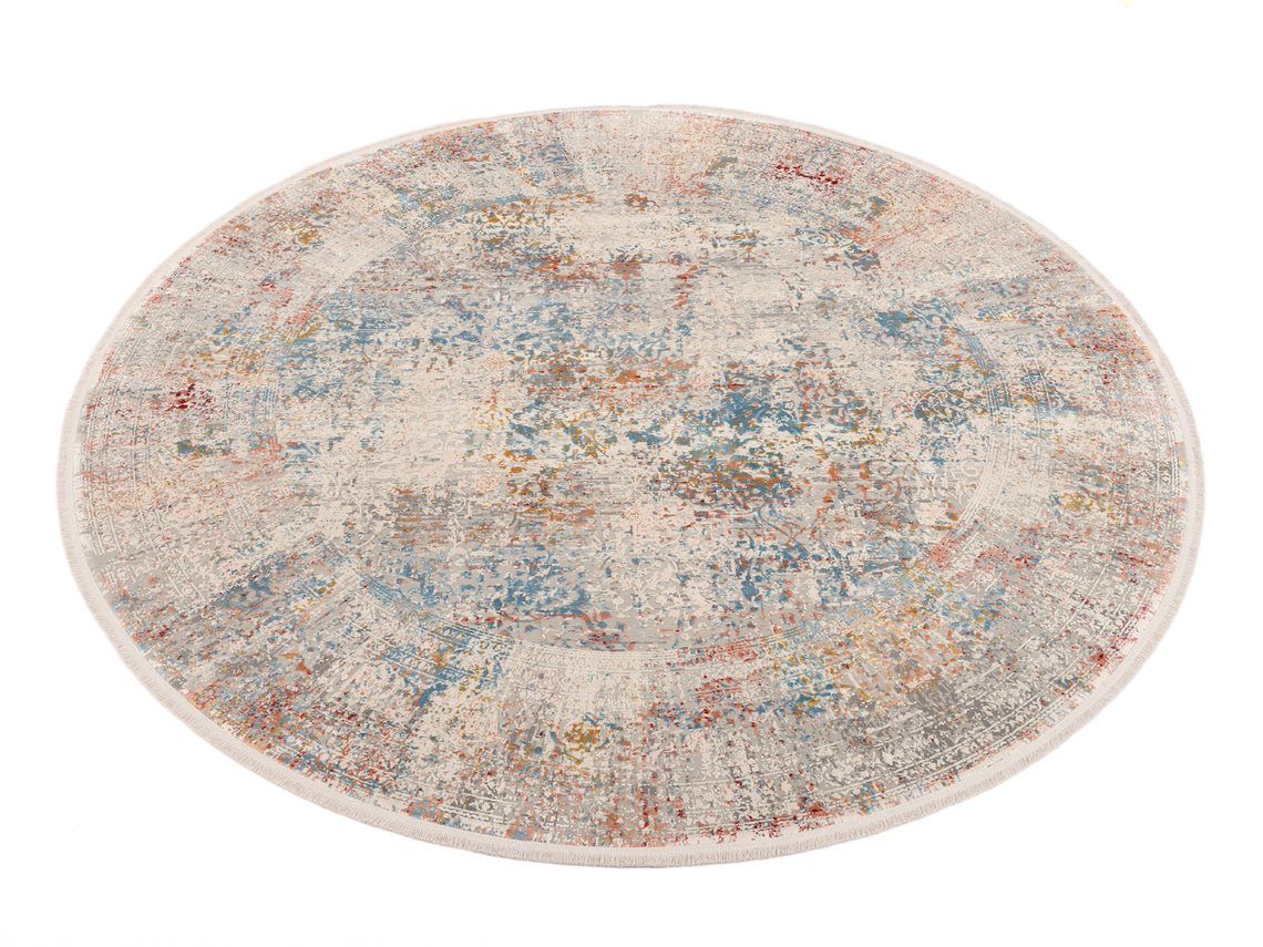 Hochwertiger Vintage Viskose Teppich in Multicolor