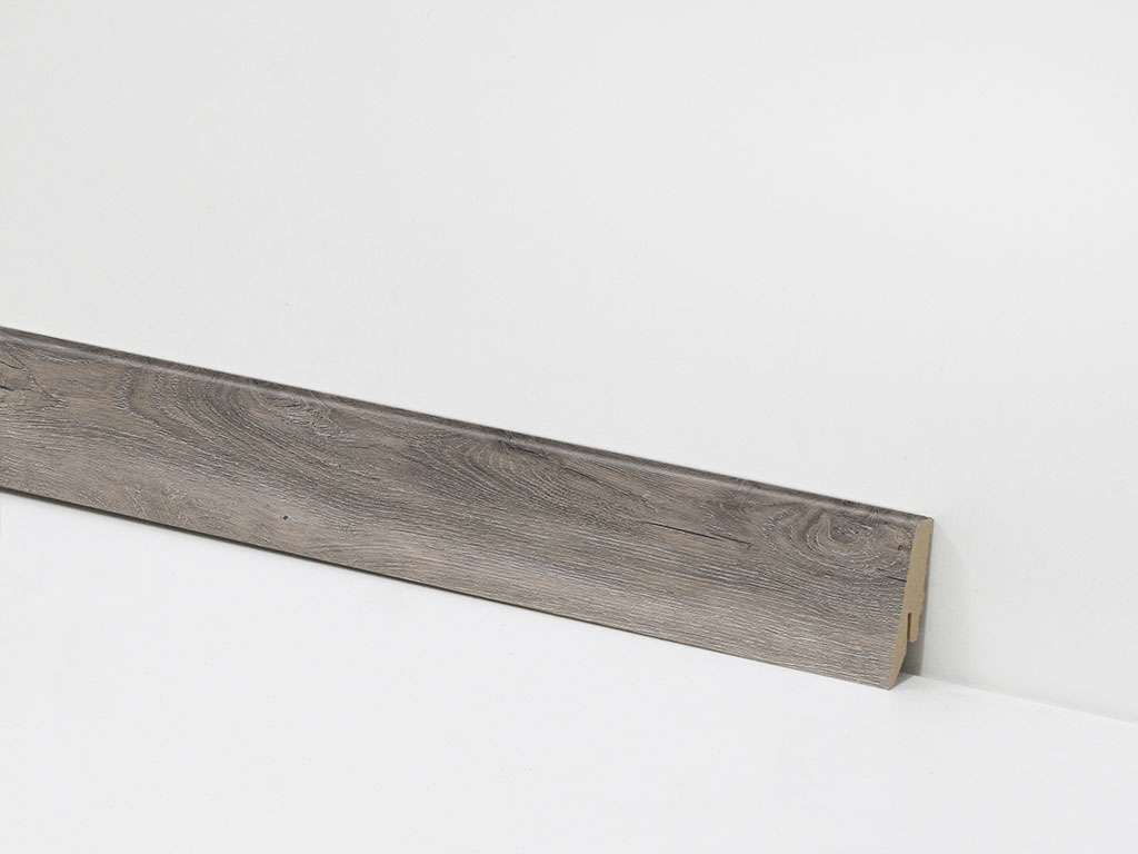 Fußleiste Eiche hellgrau 18 x 58mm
