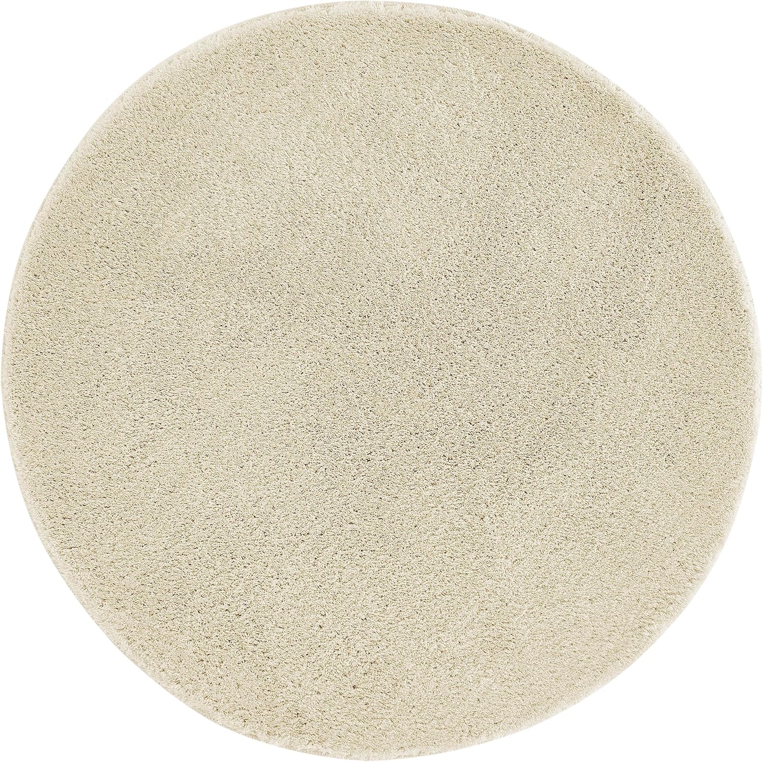 Flauschiger Teppich creme