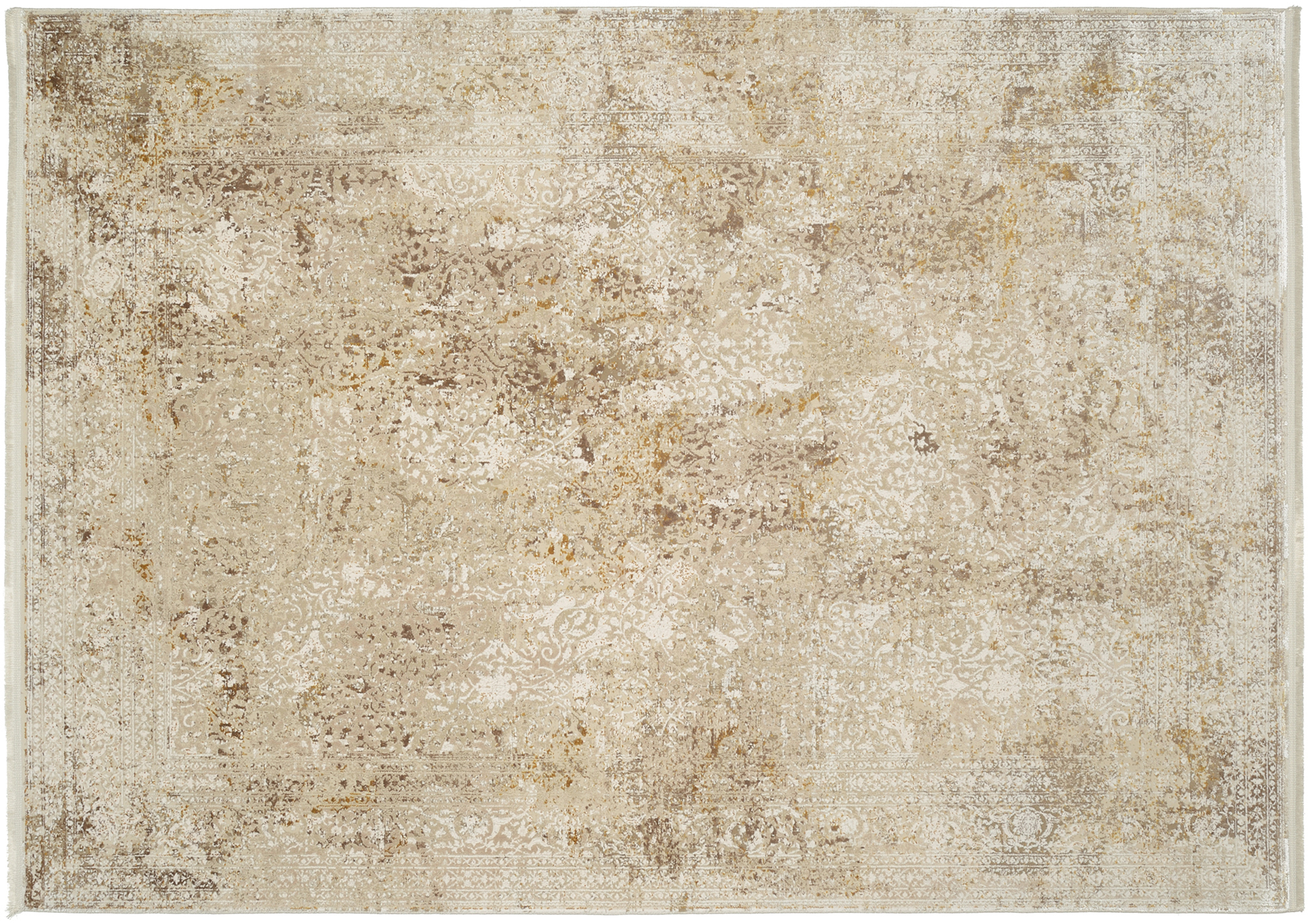 Bestseller Cava Designer Teppich beige-gold