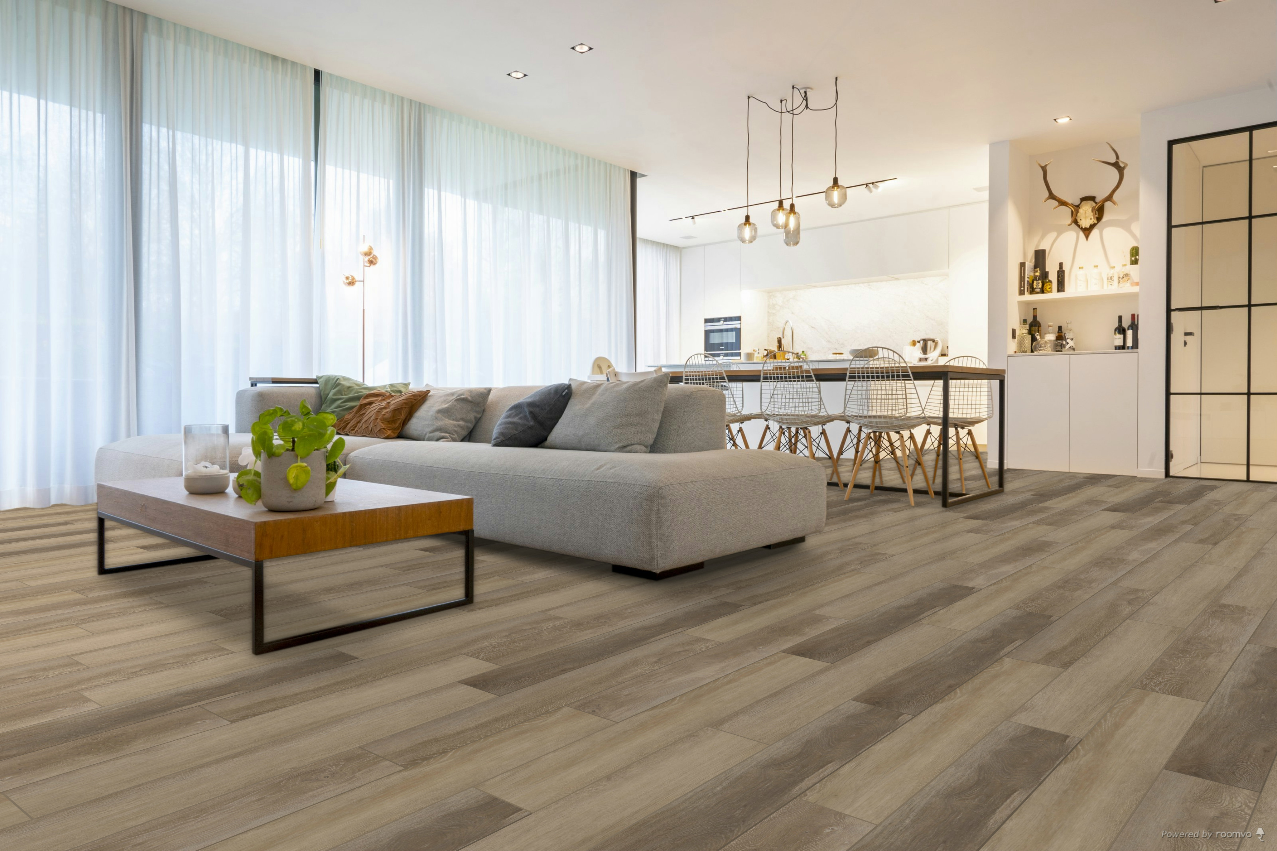 Coretec Leaf Designboden Eiche gekälkt