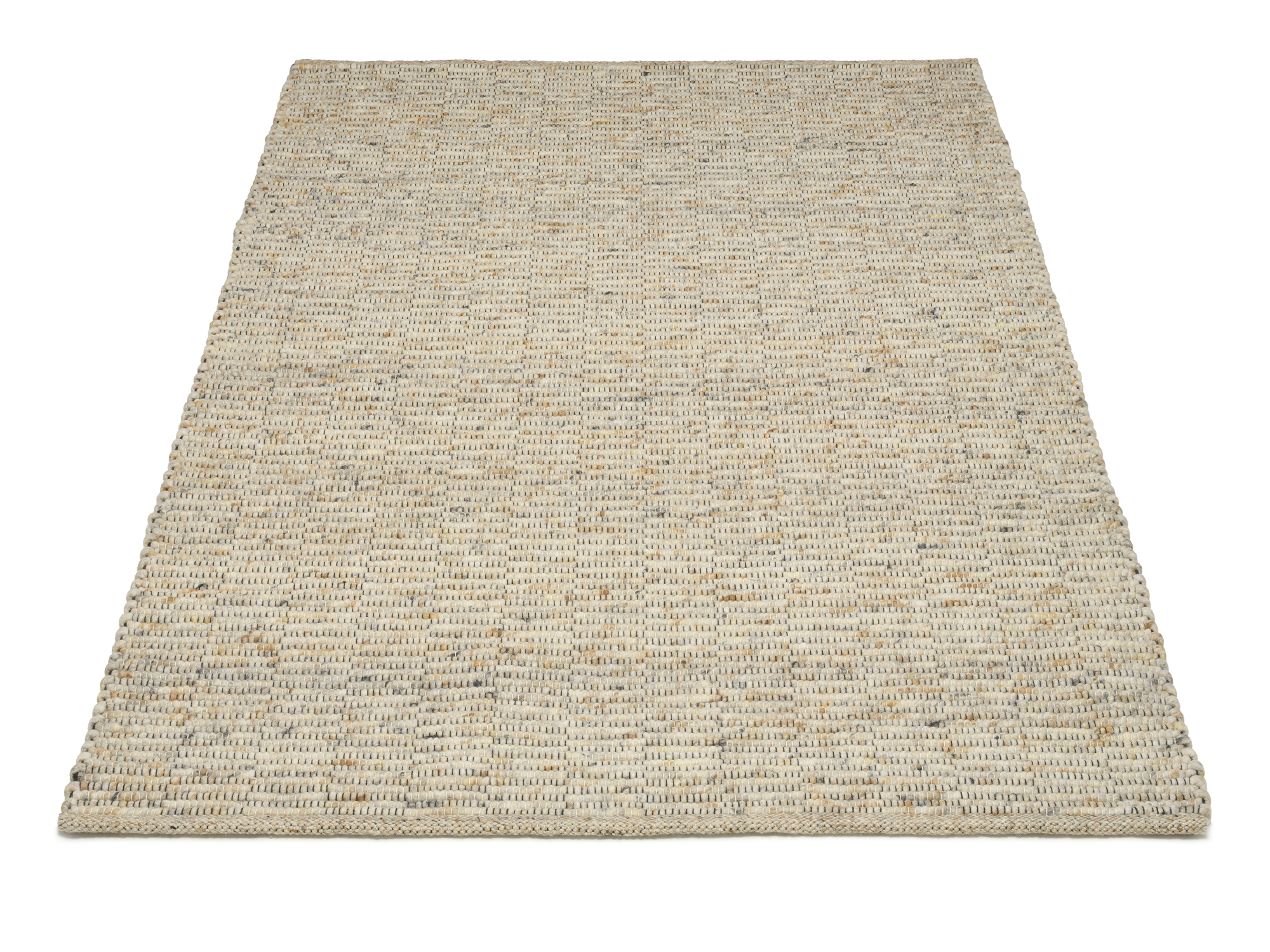 Atrium Handweb Wollteppich cappuccino