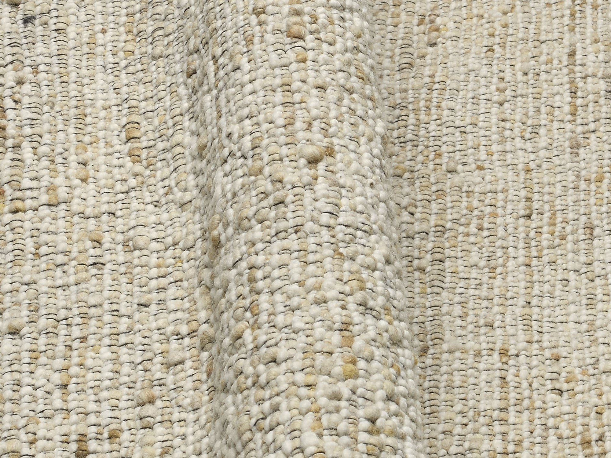 Country Handweb Teppich beige