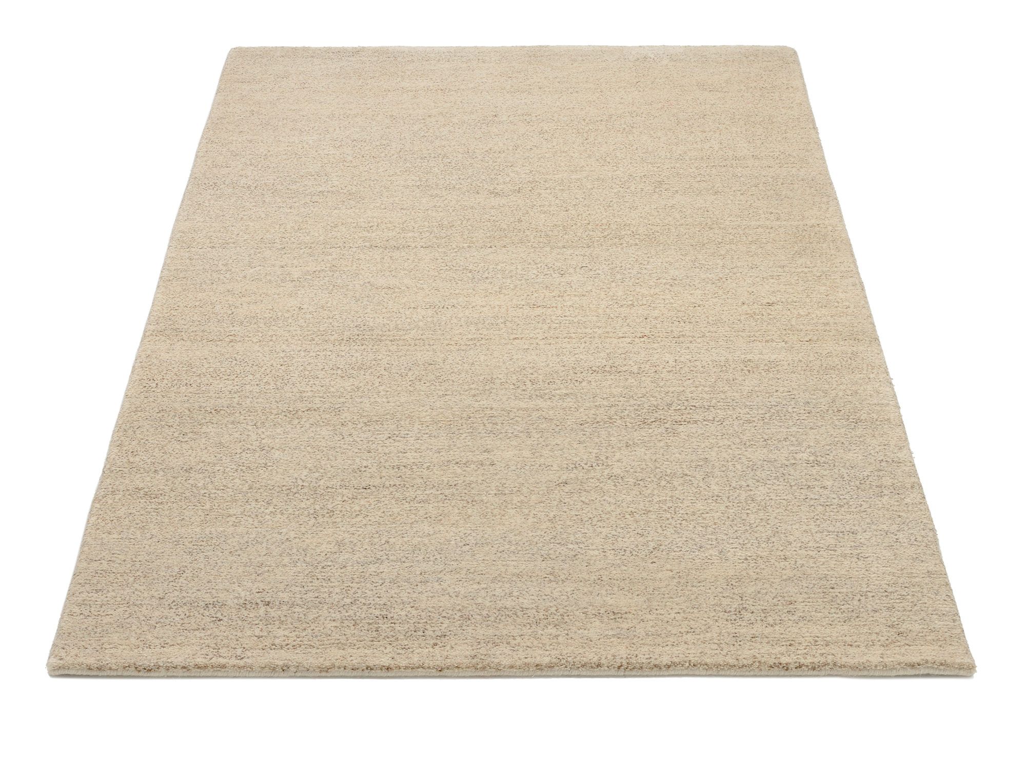 Davina Uni Wollteppich hemp