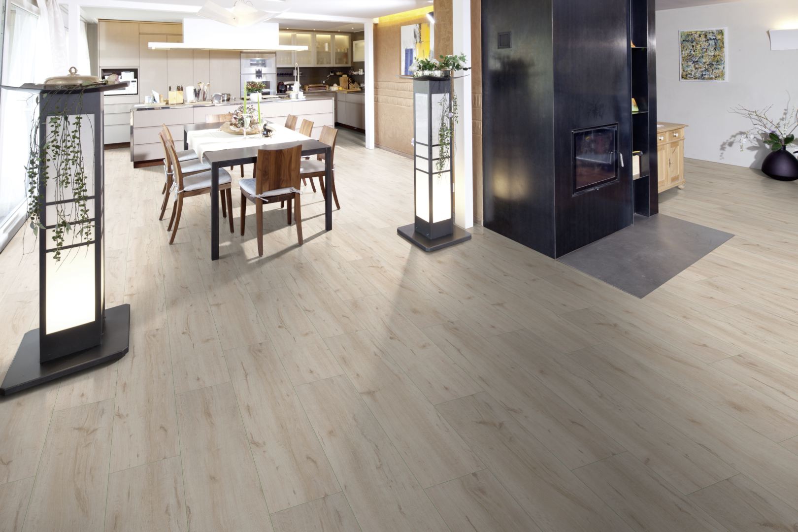 Aqua Eiche weiss Abverkauf | Restposten Laminat 22,66m²