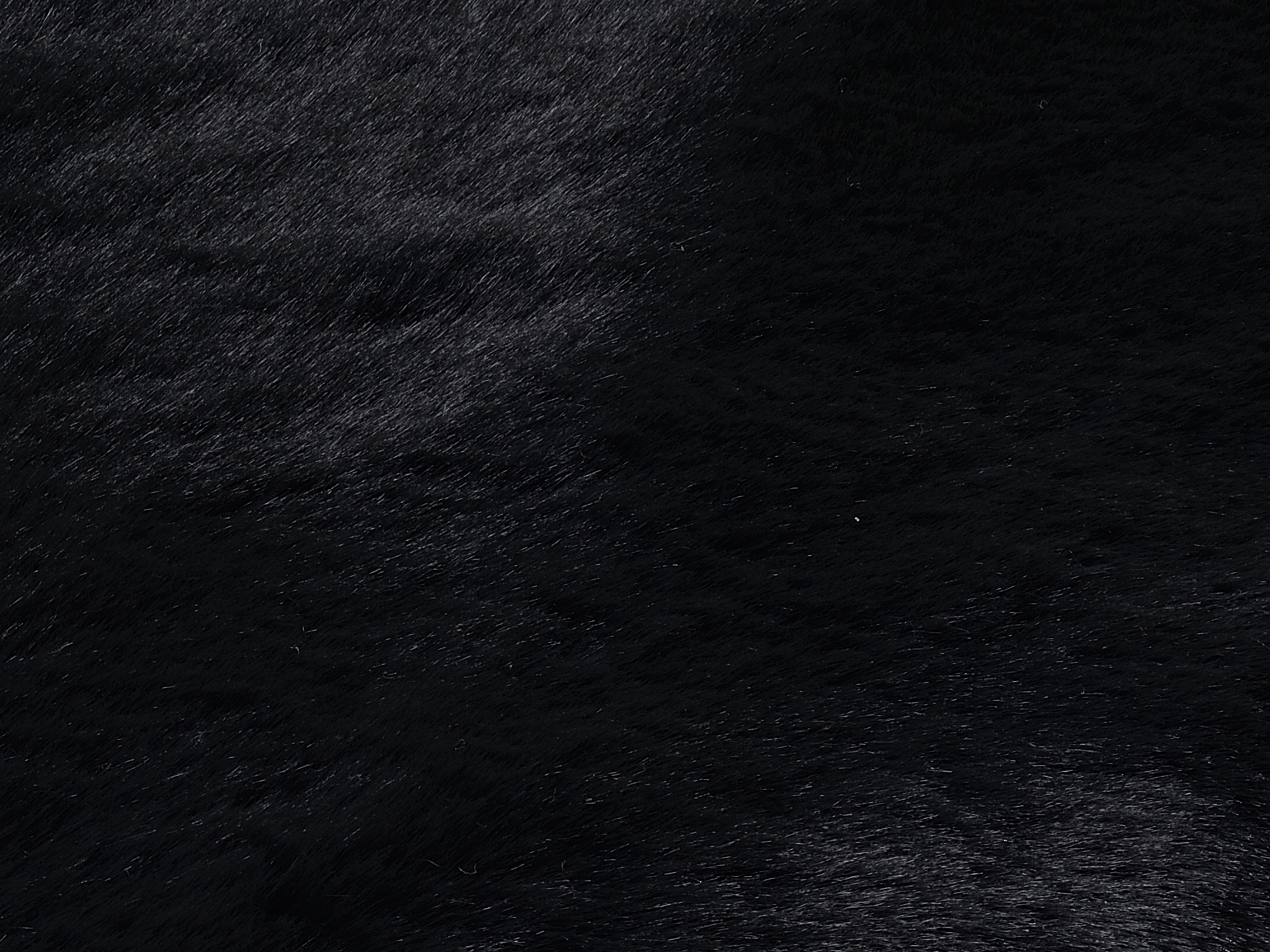 Rocky Soft Fellteppich schwarz