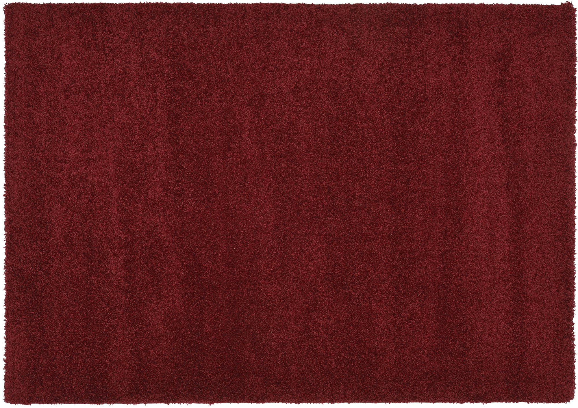 Montis Hochflor Teppich dunkelrot