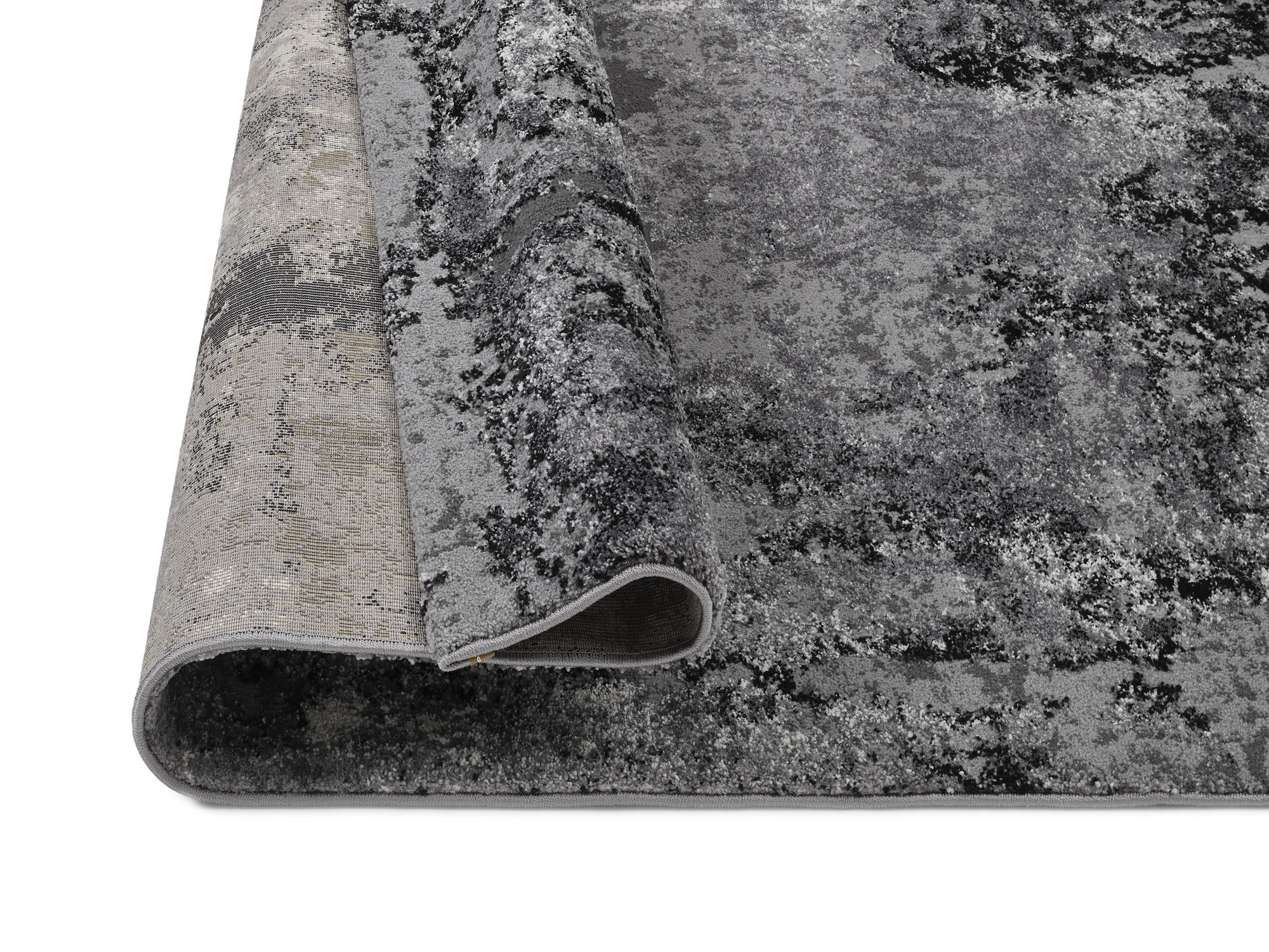 Juwel Liray Designer Teppich grau-mix
