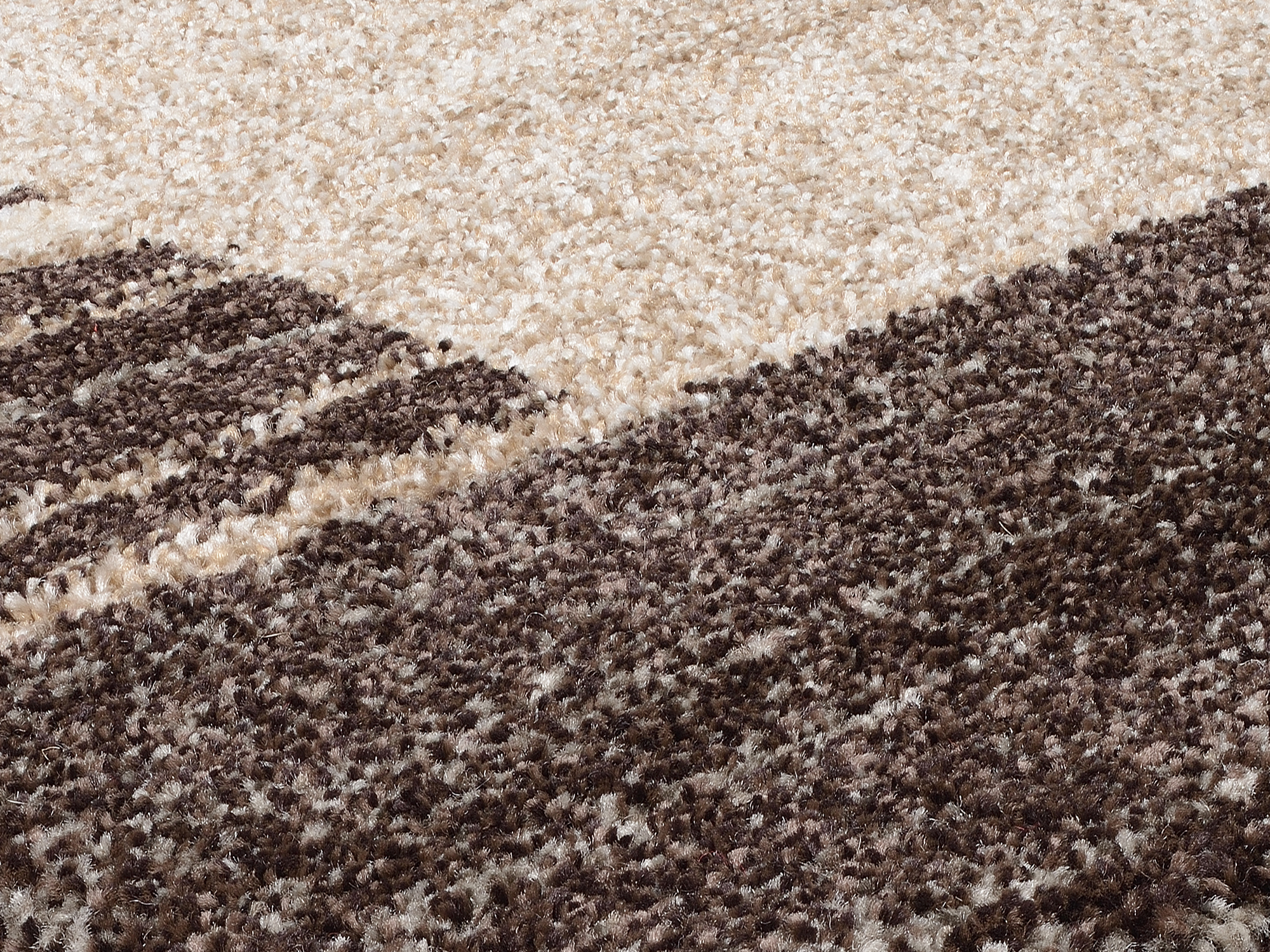 Castle Flora Frisé Teppich beige-braun