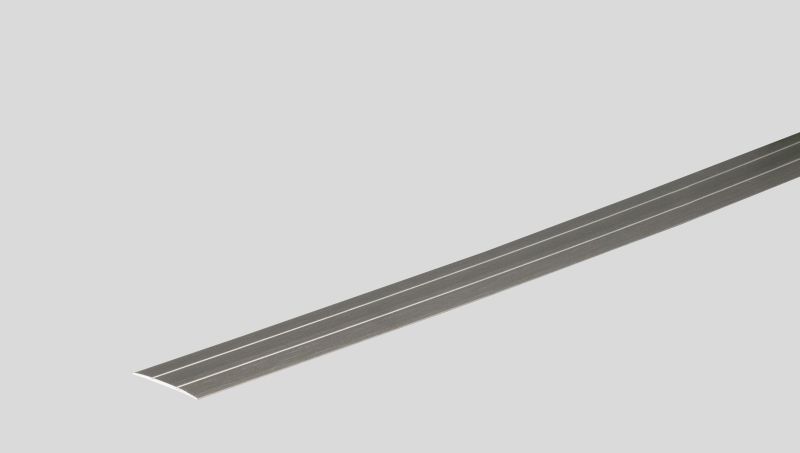 Übergangsschiene 38mm selbstklebend Silber Edelstahl Sand