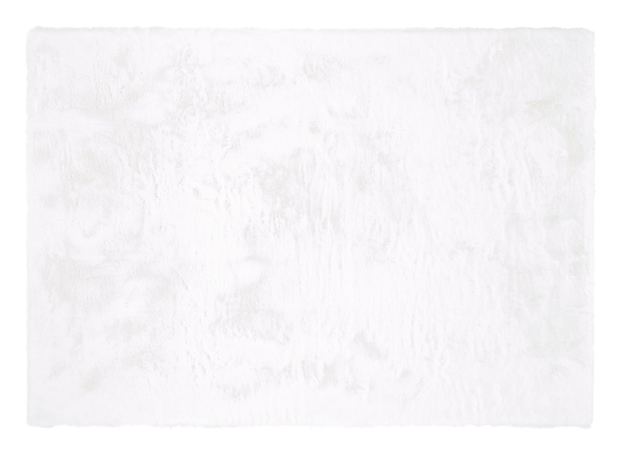 Rocky Soft Fellteppich creme-weiß