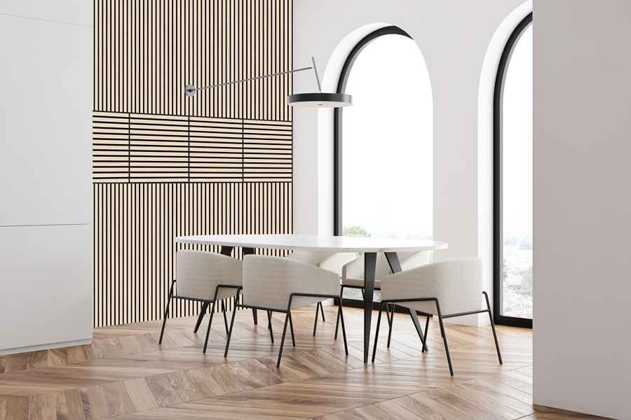 Wandpaneele Eiche schwarz 52 x 104 cm