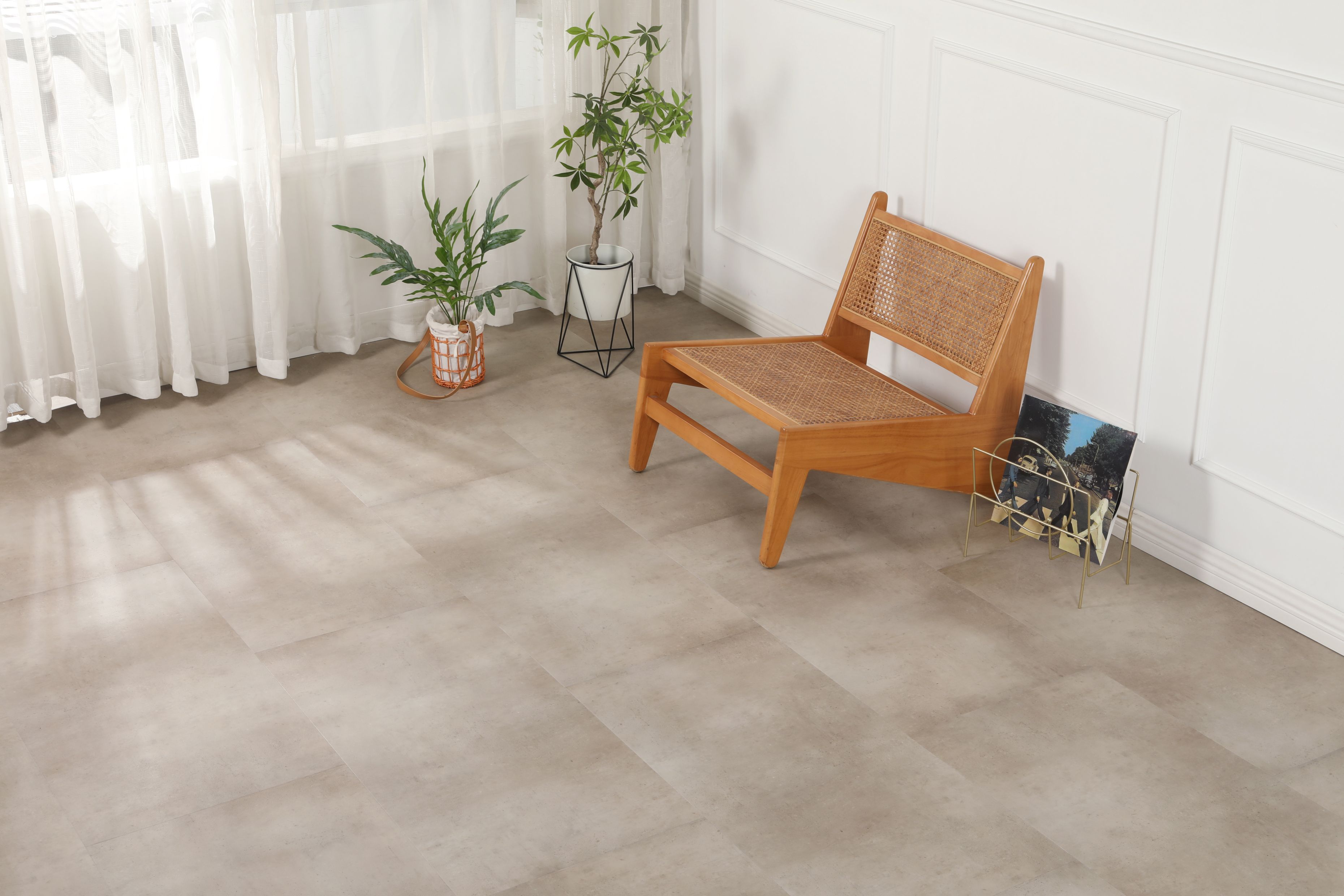 Klick-Vinyl Travertin Beige Matt – Premium Designboden in Natursteinoptik mit 0,50 mm Nutzschicht