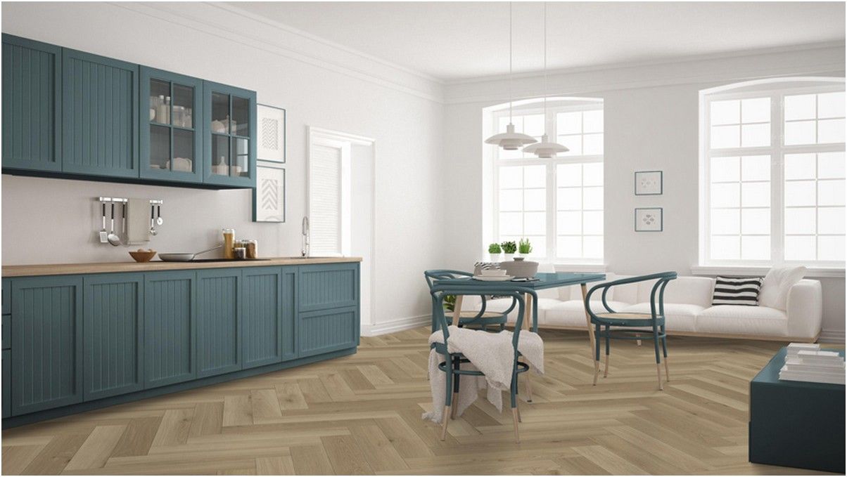 Klick Vinyl Herringbone Eiche cappuccino