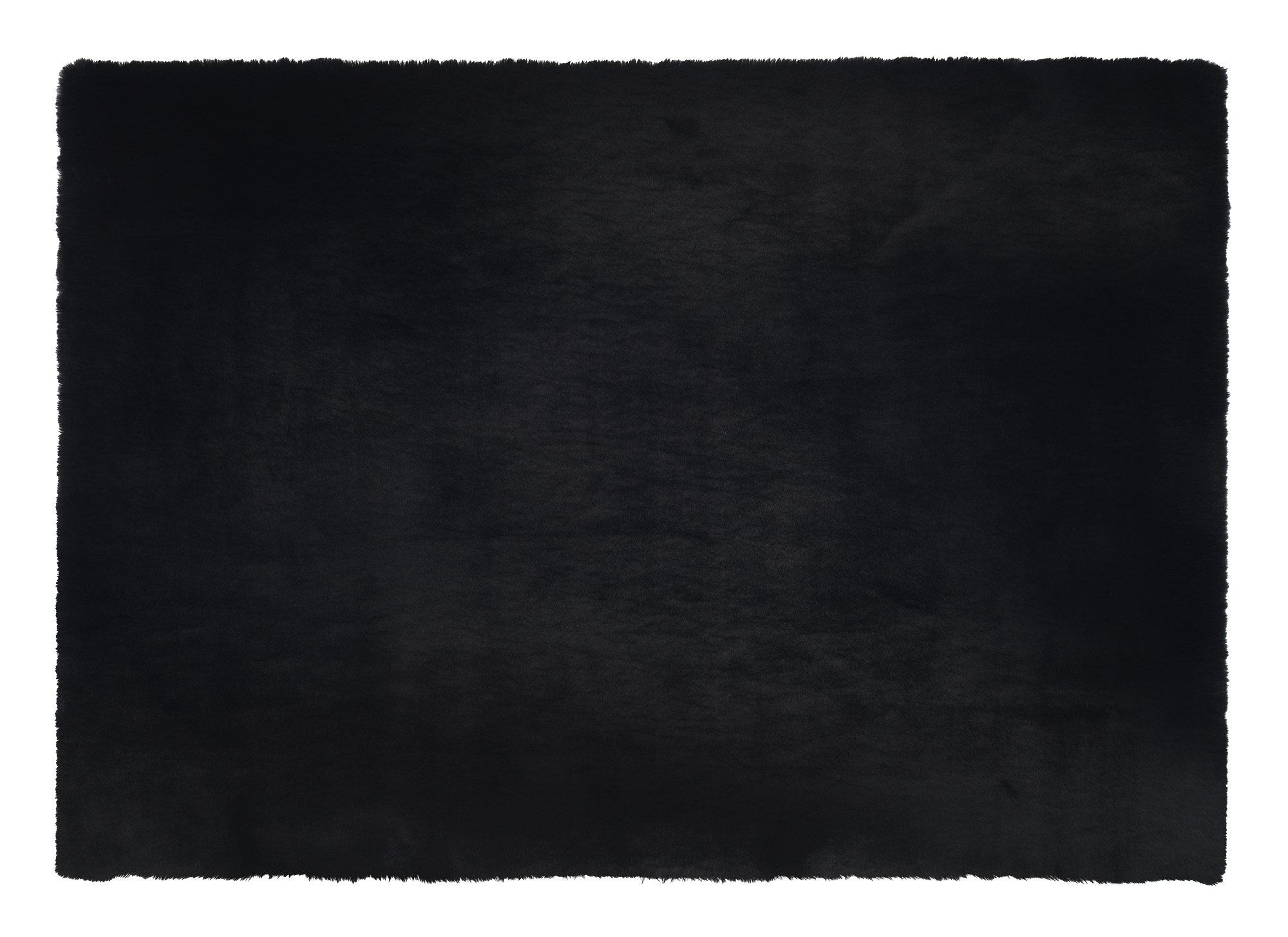 Rocky Soft Fellteppich schwarz