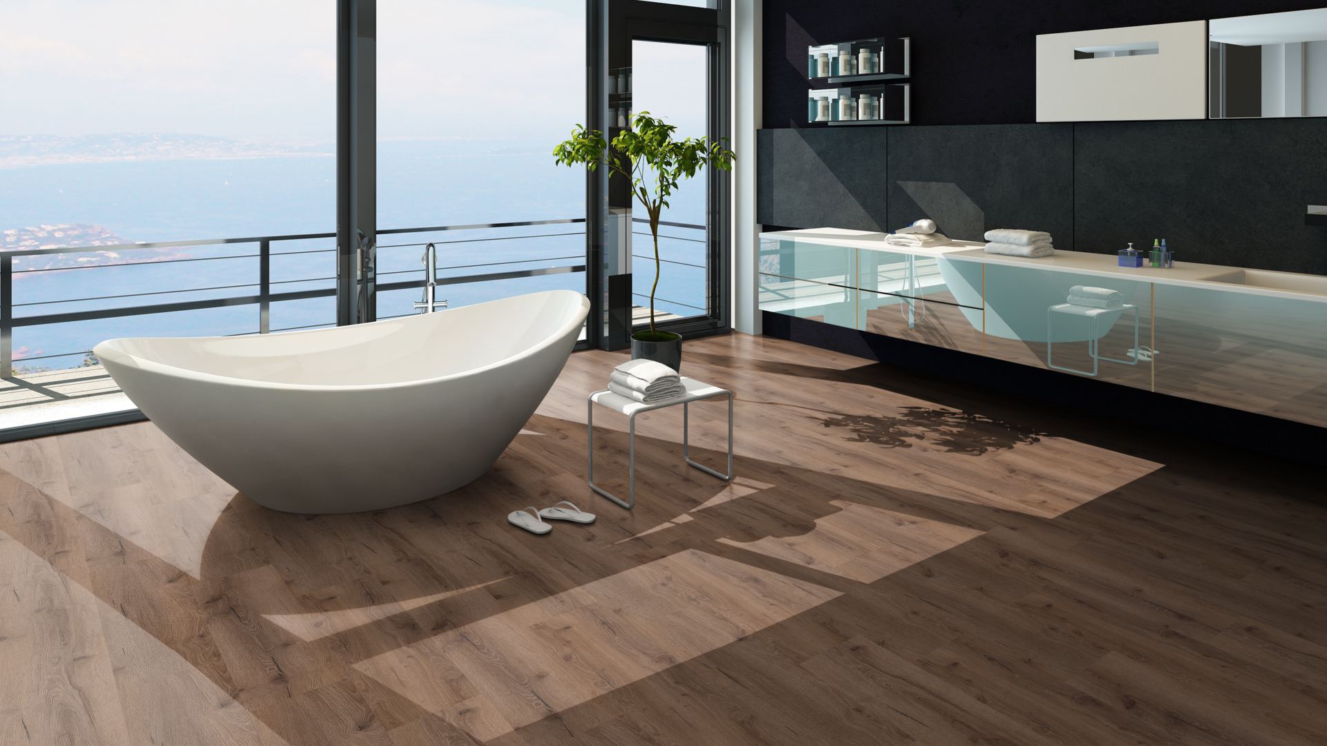Klick Vinyl Risseiche dunkel