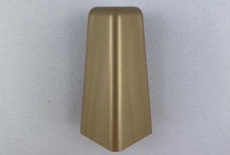 Innenecke Außenecke Endkappe Gold 58mm