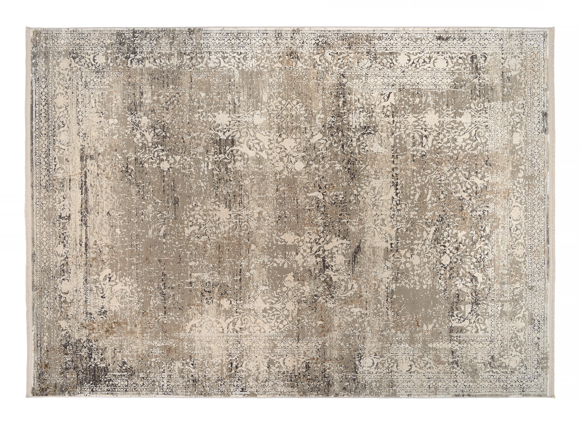 Bestseller Cava Designer Teppich grau-gold