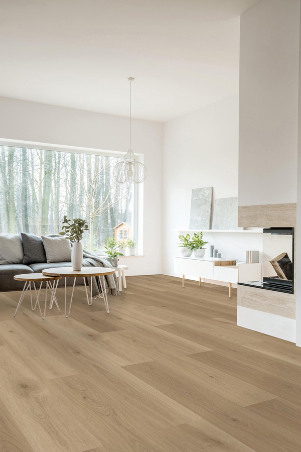 Klickvinyl Langdiele Eiche beige harmonisch
