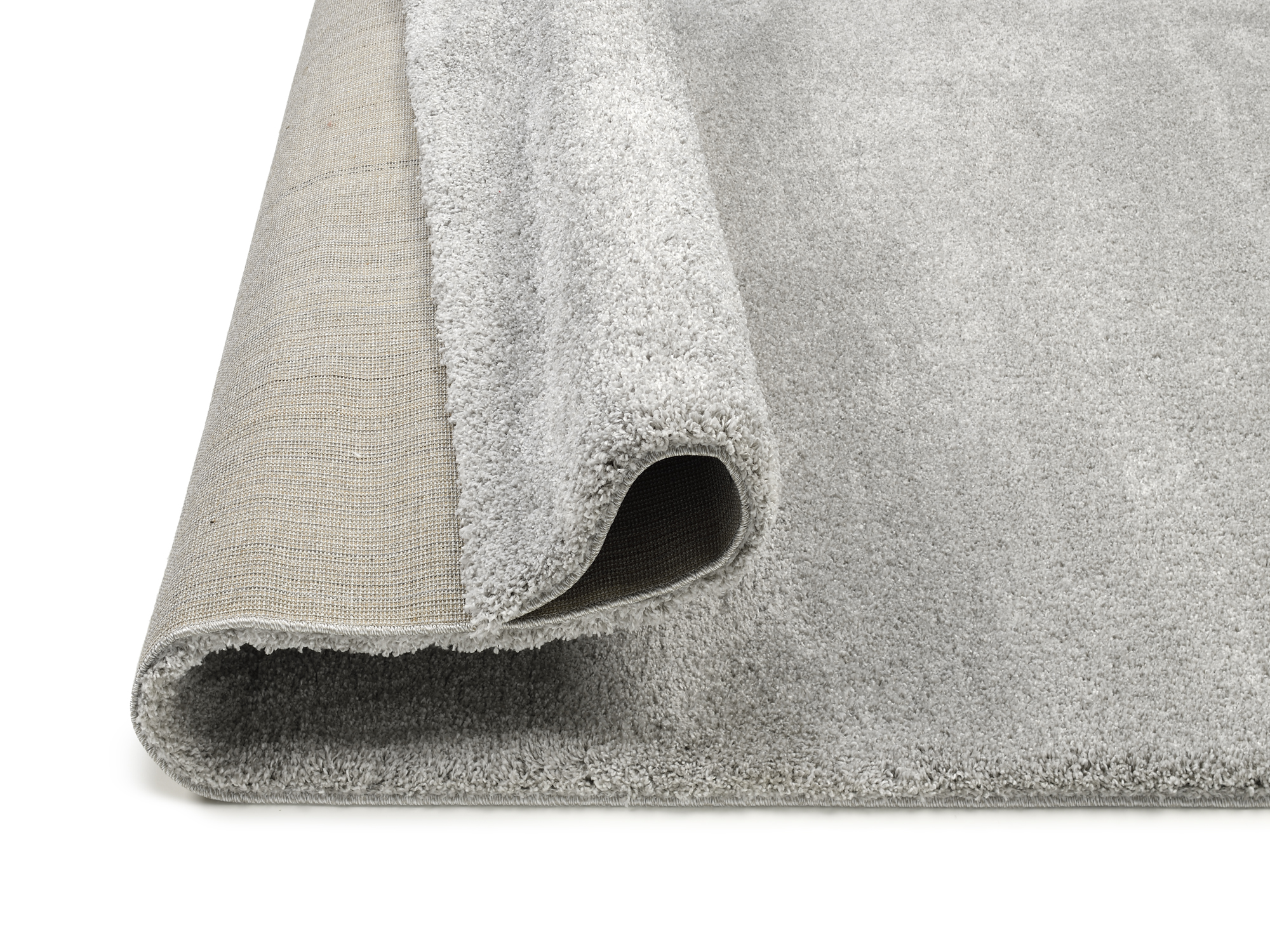 Montis Hochflor Teppich grau
