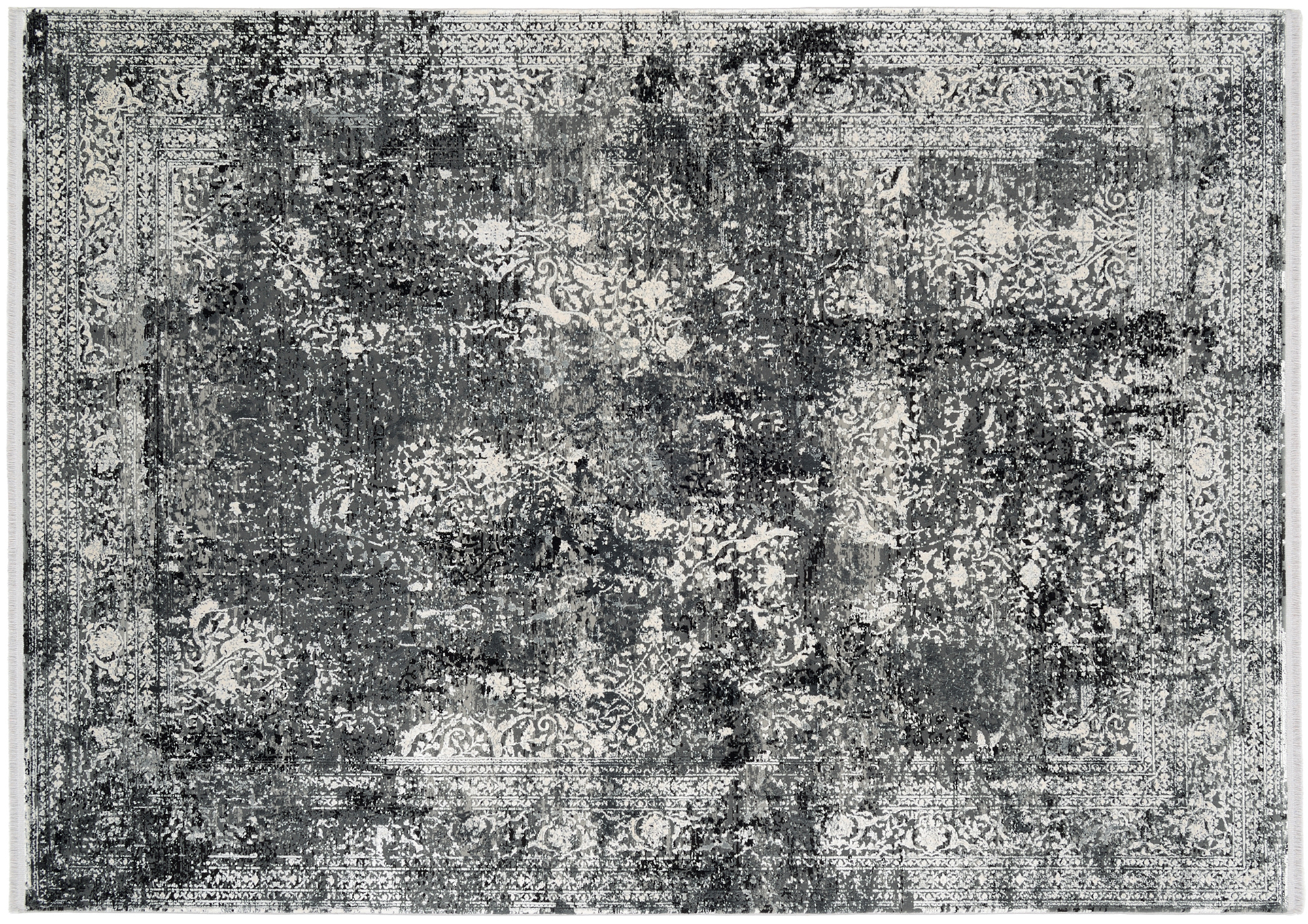 Bestseller Cava Designer Teppich dunkelgrau