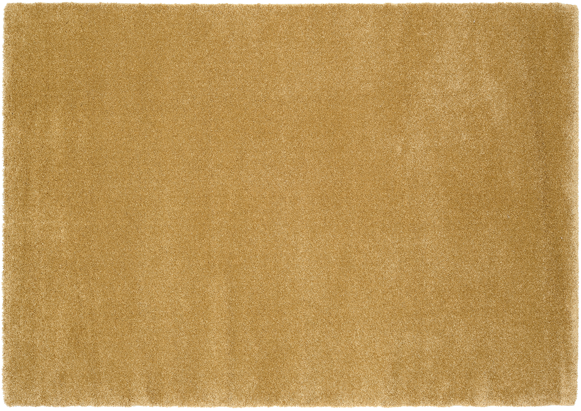 New Villa Melange Uni Teppich gold