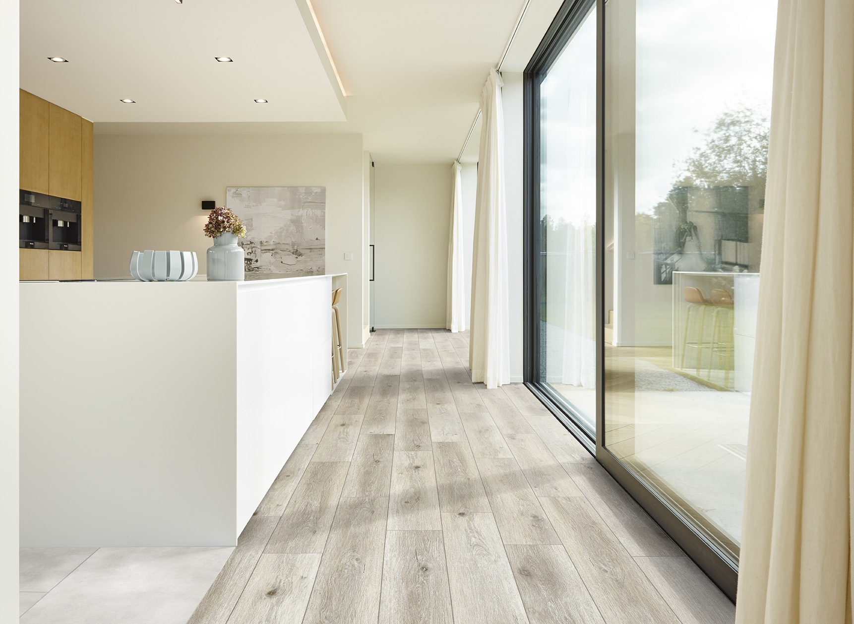 Coretec Swamp Designboden Eiche hell rustikal