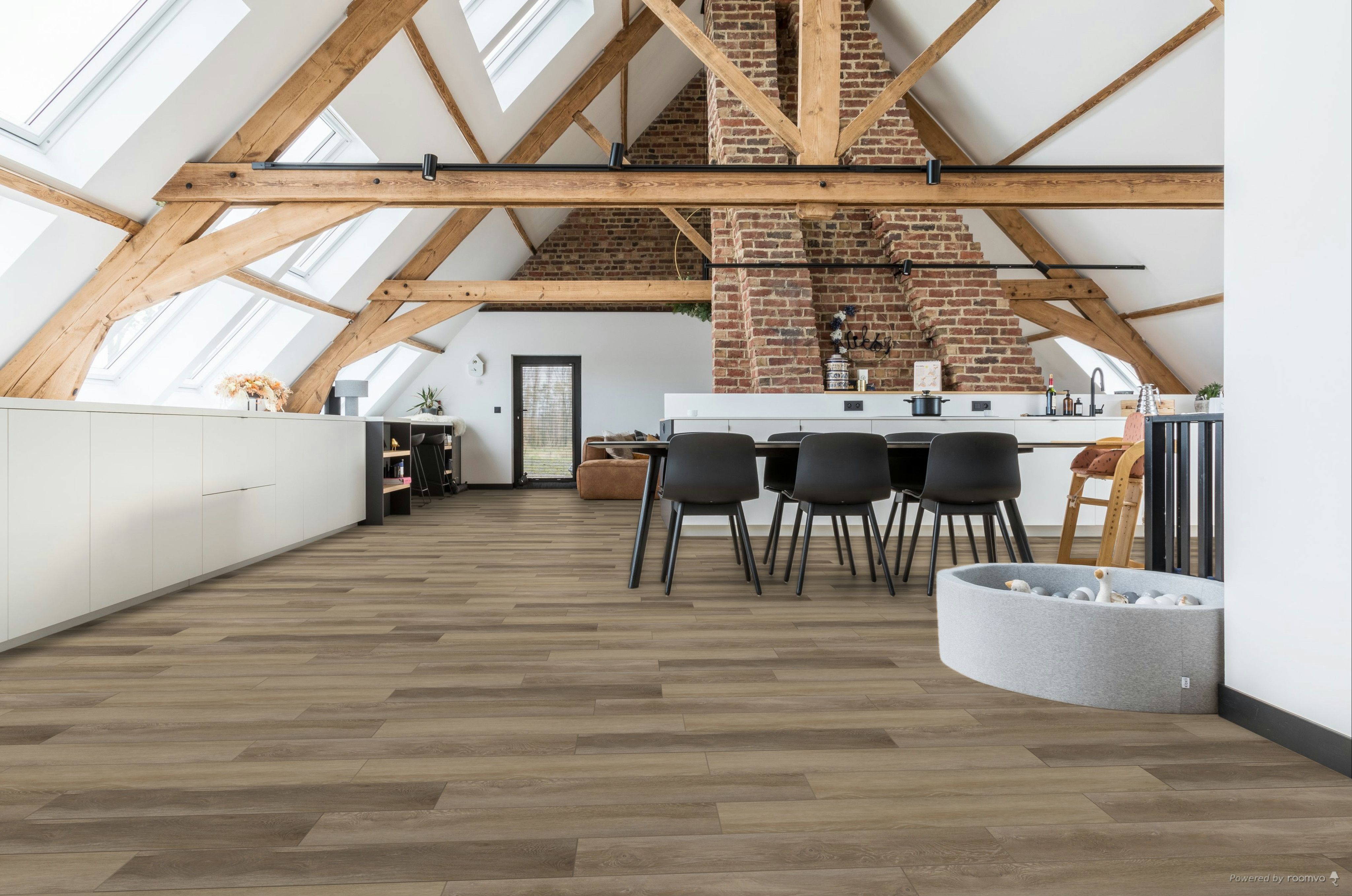 Coretec Leaf Designboden Eiche gekälkt