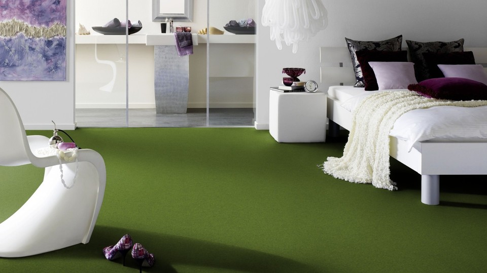 Vorwerk Teppichboden Bingo 4J30 grün m²/23,99€