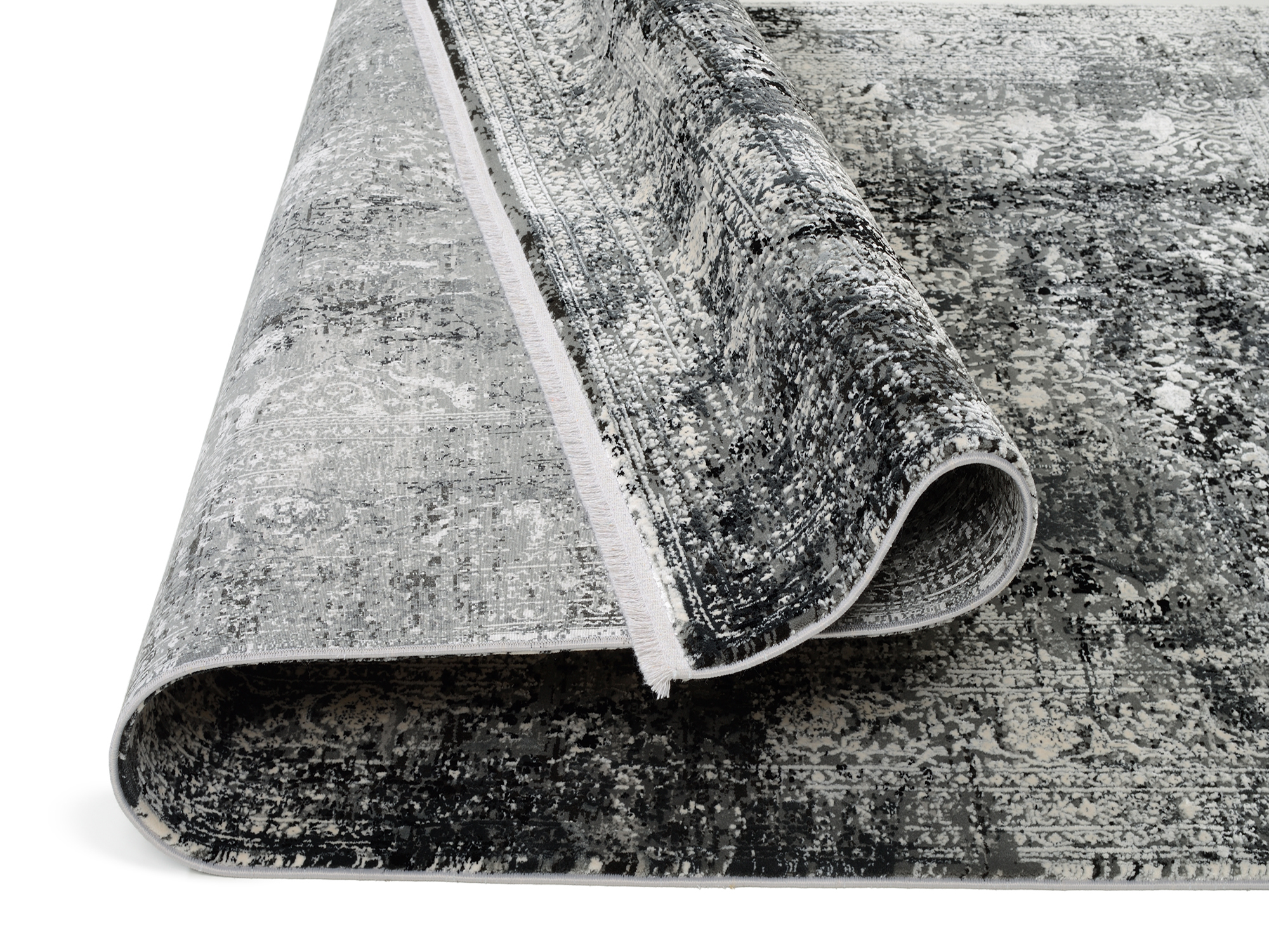 Bestseller Cava Designer Teppich dunkelgrau