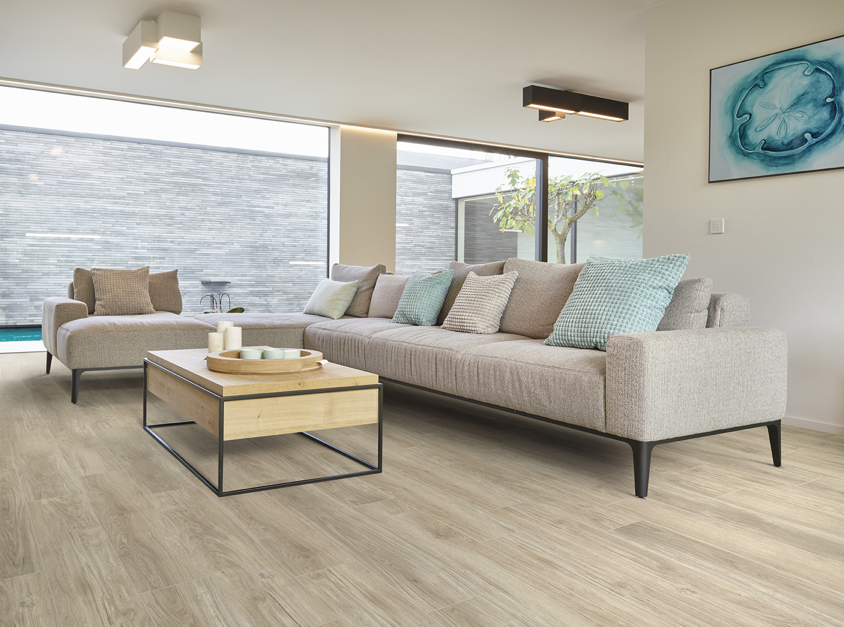 Coretec Timber Designboden Eiche hell