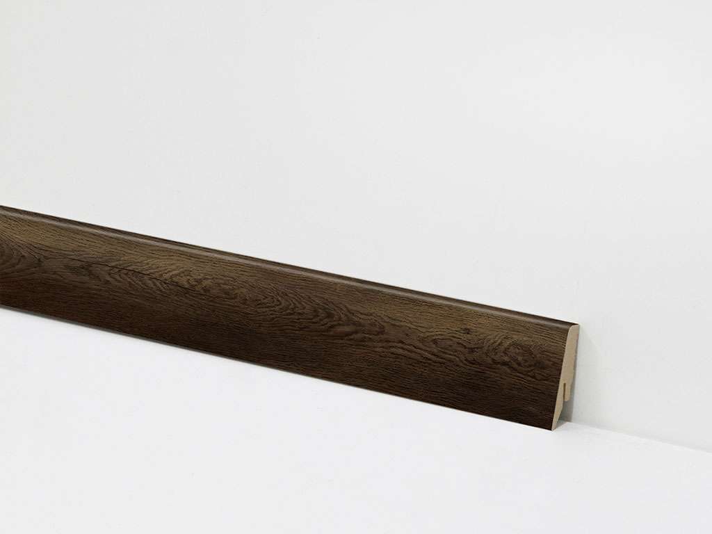Fußleiste Eiche dunkelbraun 18 x 58mm