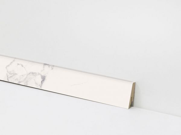 Fußleiste marmor weiss 18 x 58mm