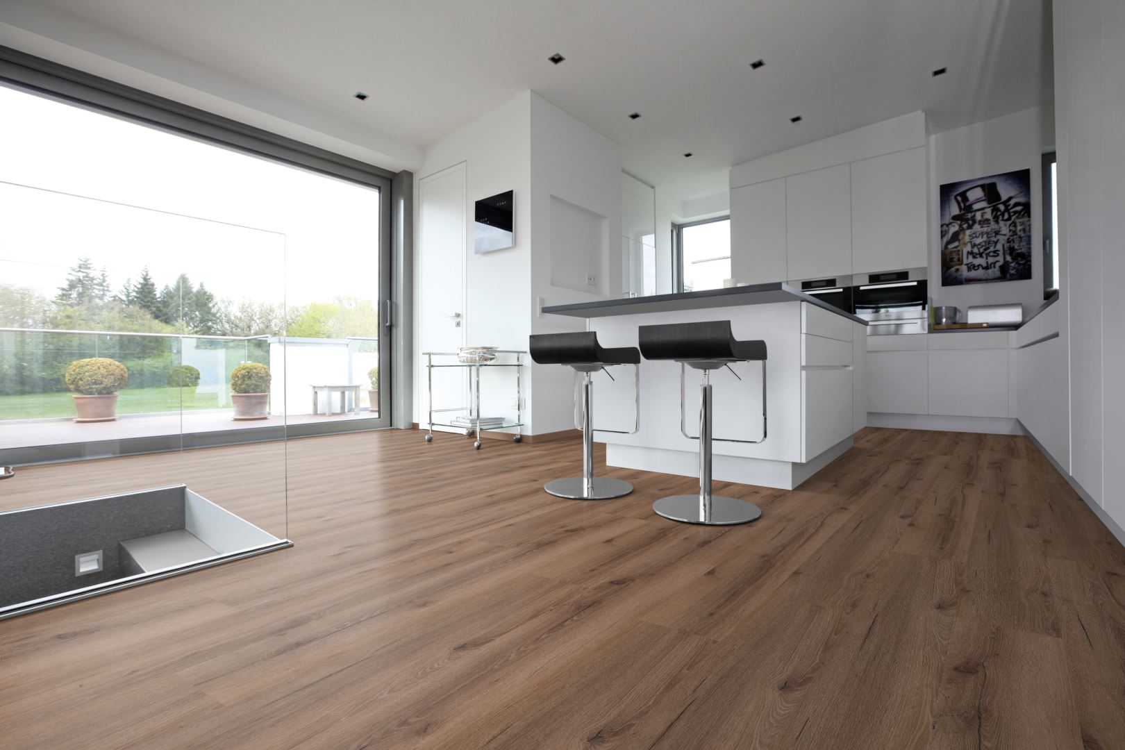 Klick Vinyl Risseiche dunkel