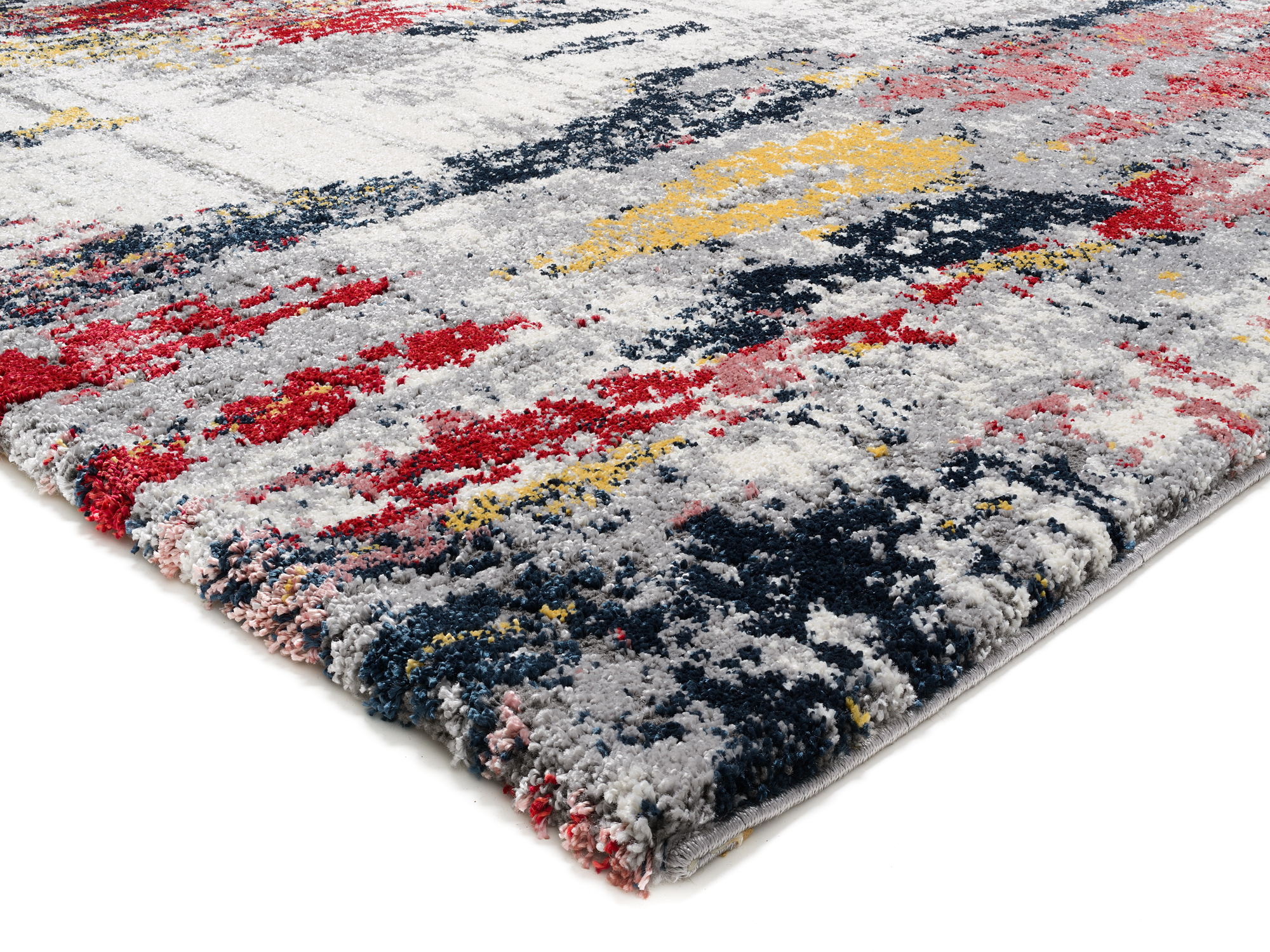 High and Low Five Designer Teppich multicolor