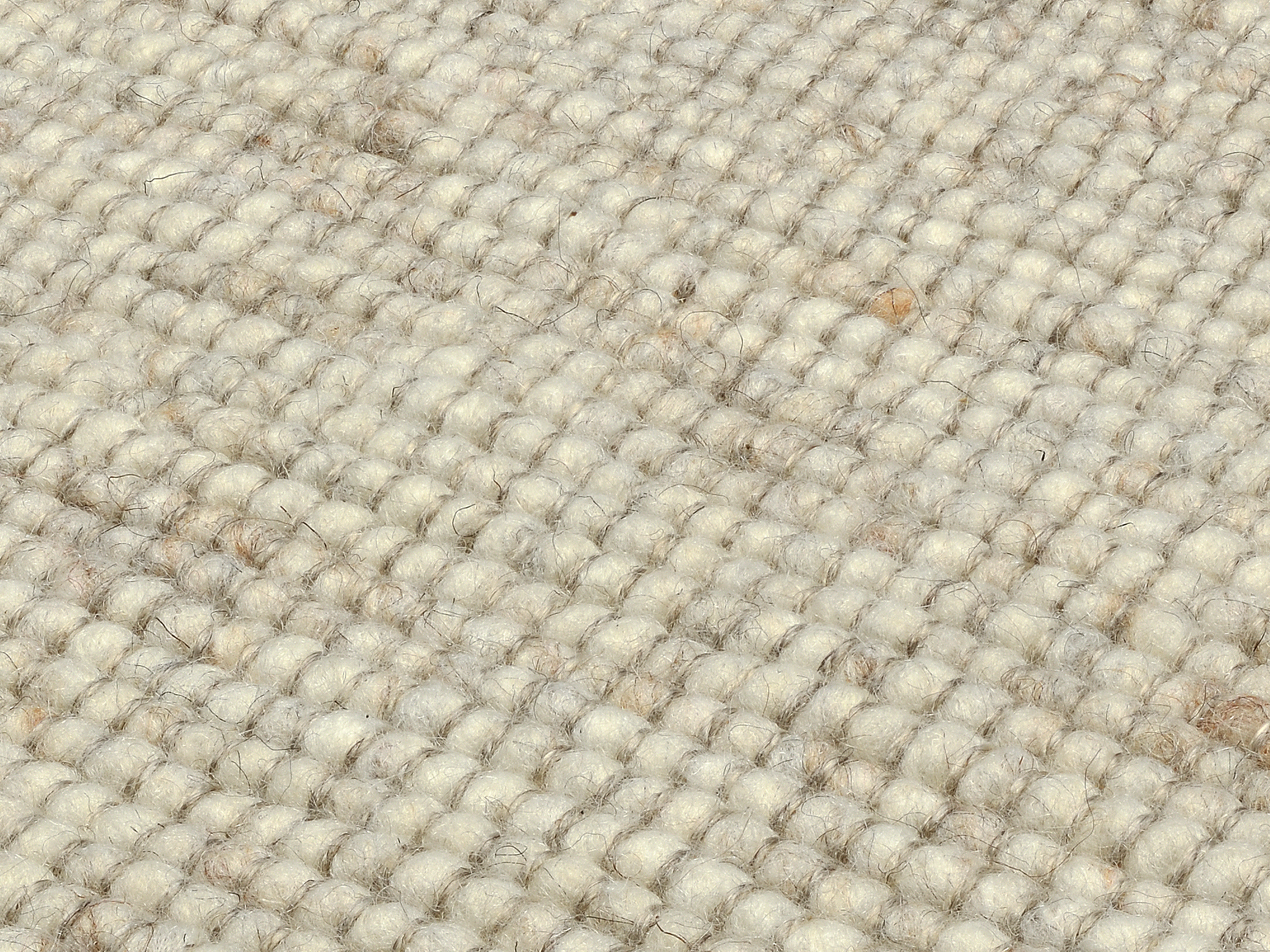 Tiny Handweb Teppich elfenbein