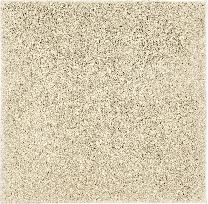 Flauschiger Teppich creme