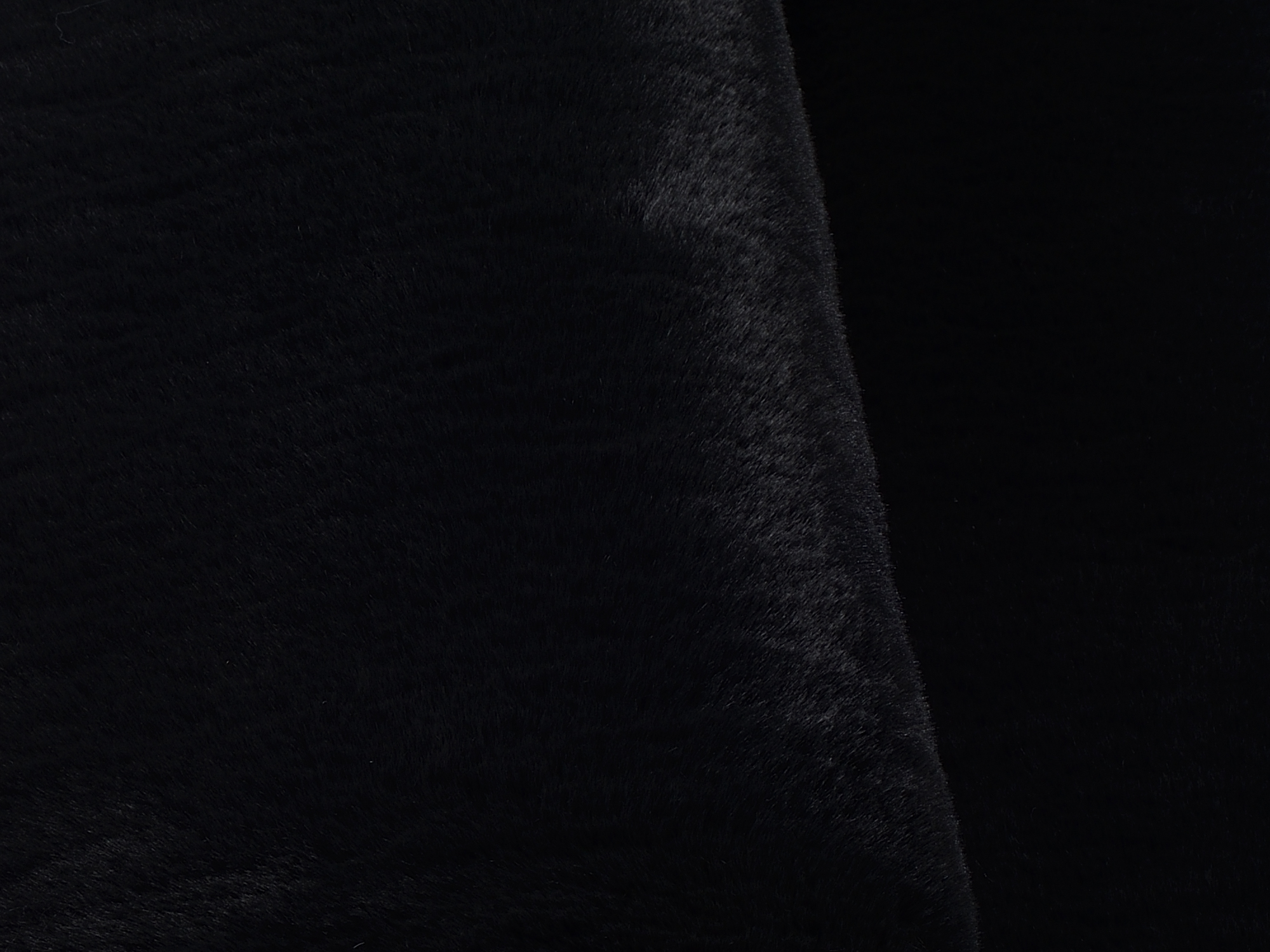 Rocky Soft Fellteppich schwarz