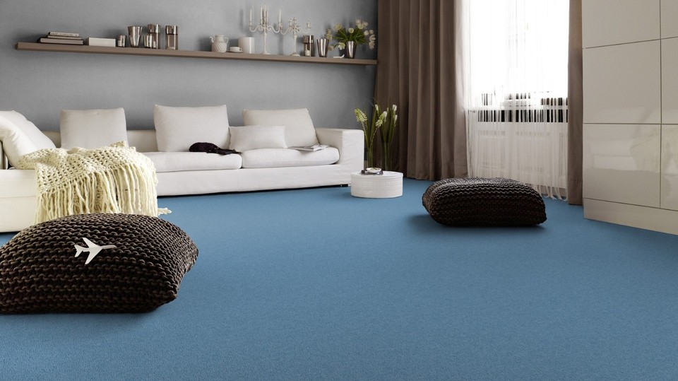 Vorwerk Teppichboden Bingo 3R33 hellblau m²/23,99€