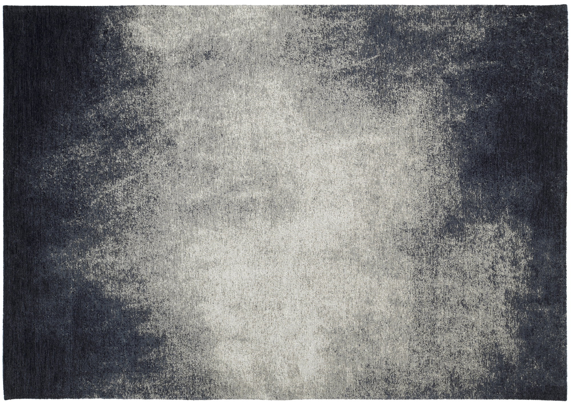 Opal Daylight Flachgewebe Teppich blau-grau