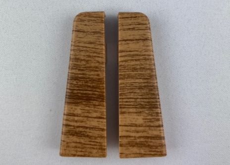 Innenecke Außenecke Endkappe Eiche dunkel 58mm