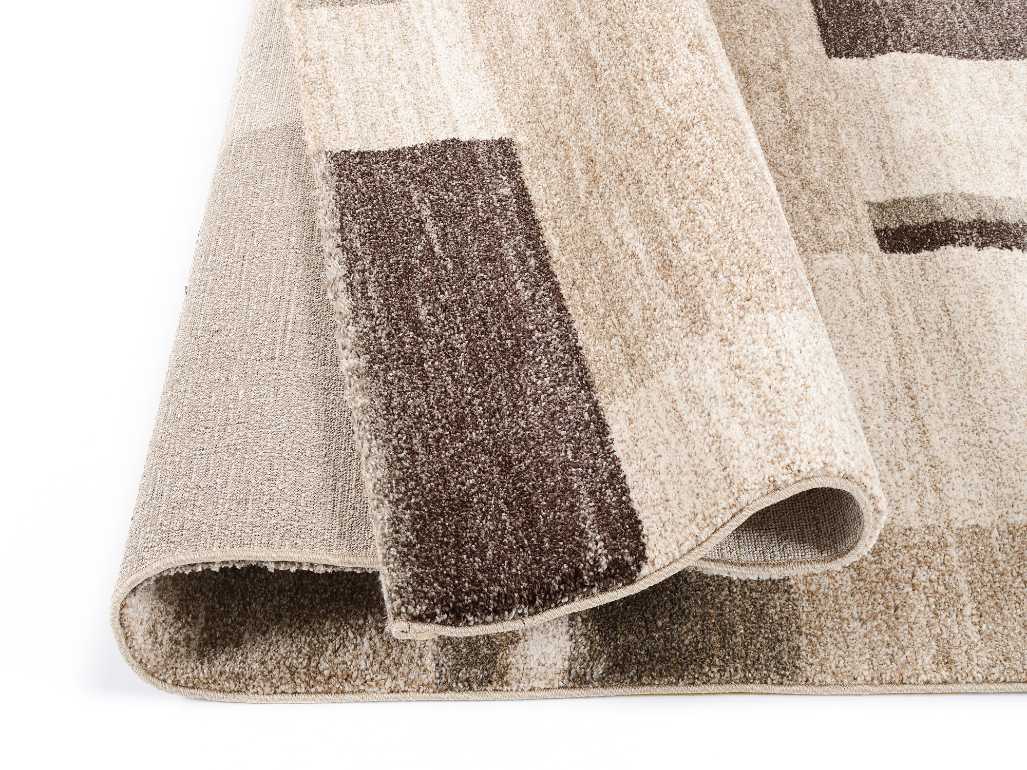 Castle Beppo Frisé Teppich beige-braun