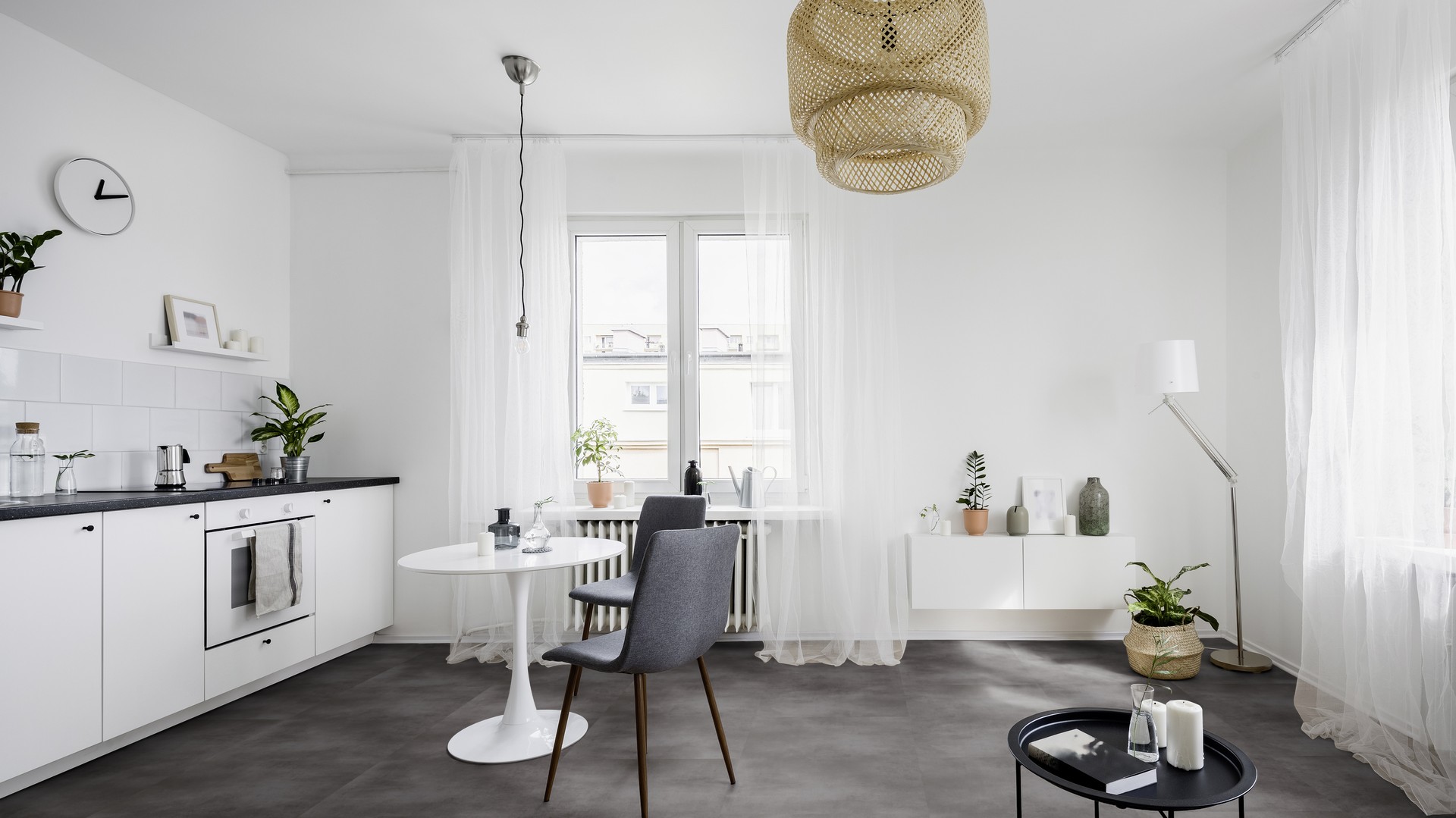 Klick Vinyl Stein dunkelgrau